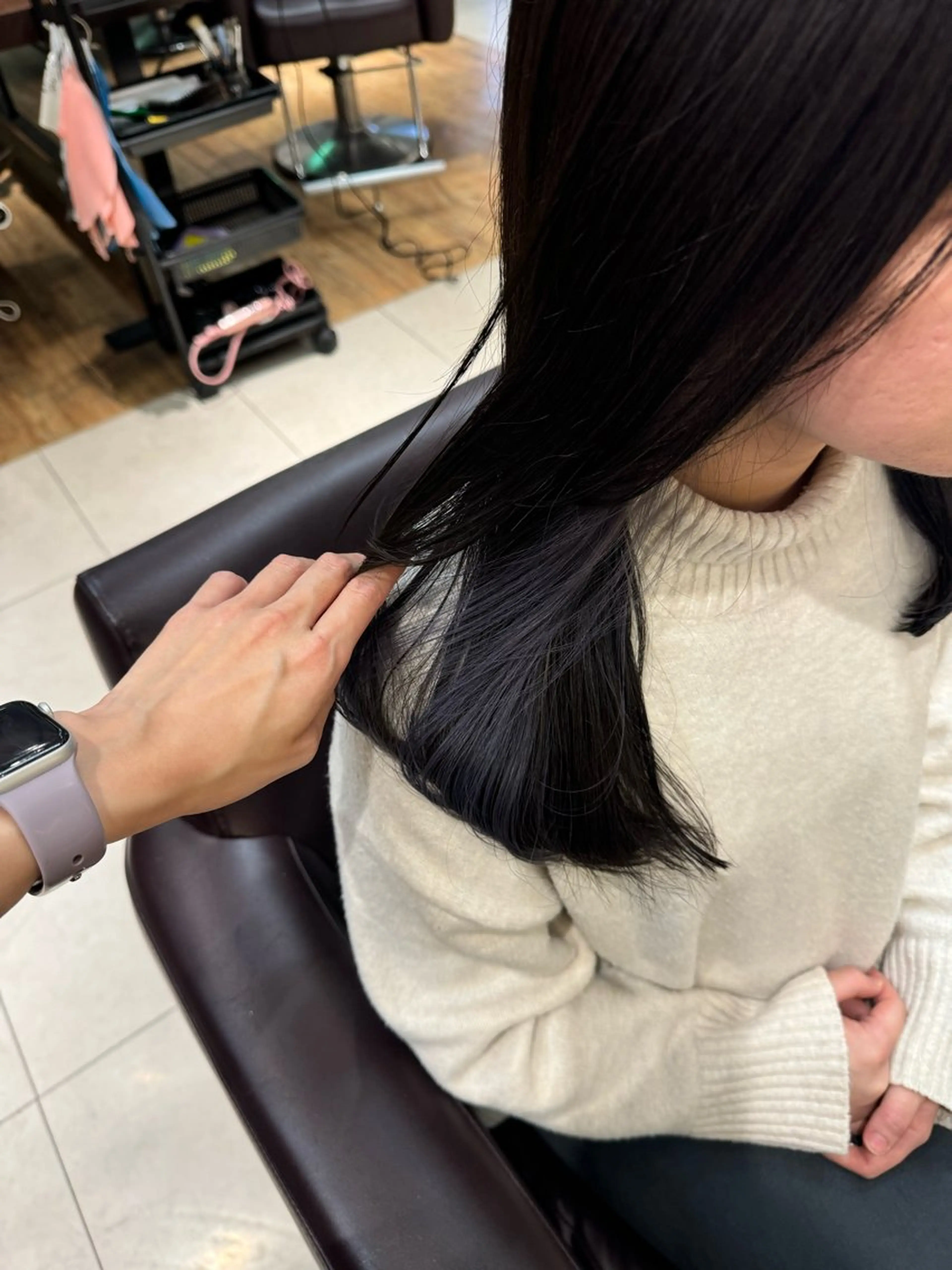 カラー 🍪ﾖｼｲﾊﾙﾈ🍪 ﾗﾍﾞﾝﾀﾞｰｶﾗｰのヘアスタイル