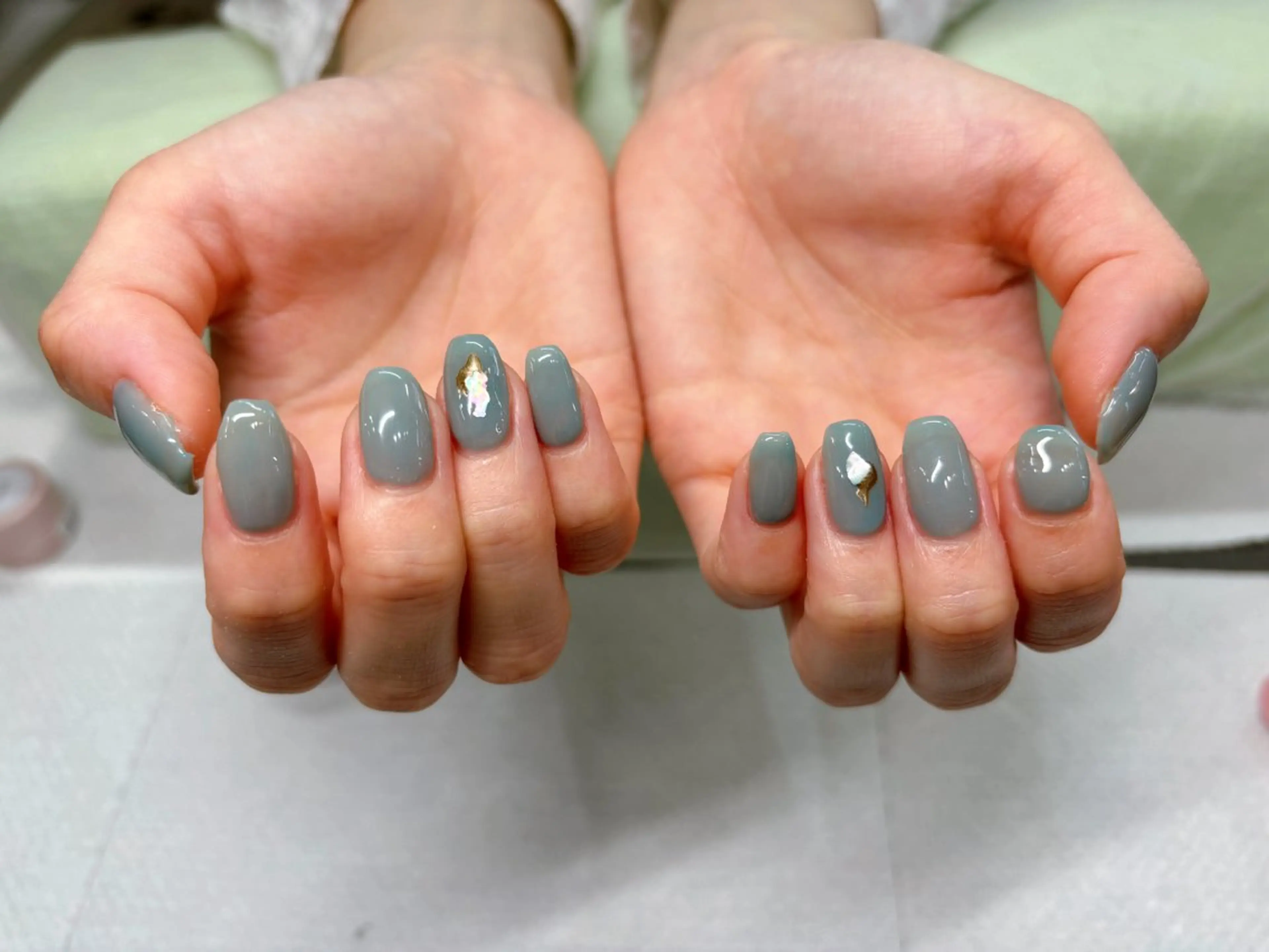 ネイル ブルー Lani🌈Nail Konatsuのネイルデザイン