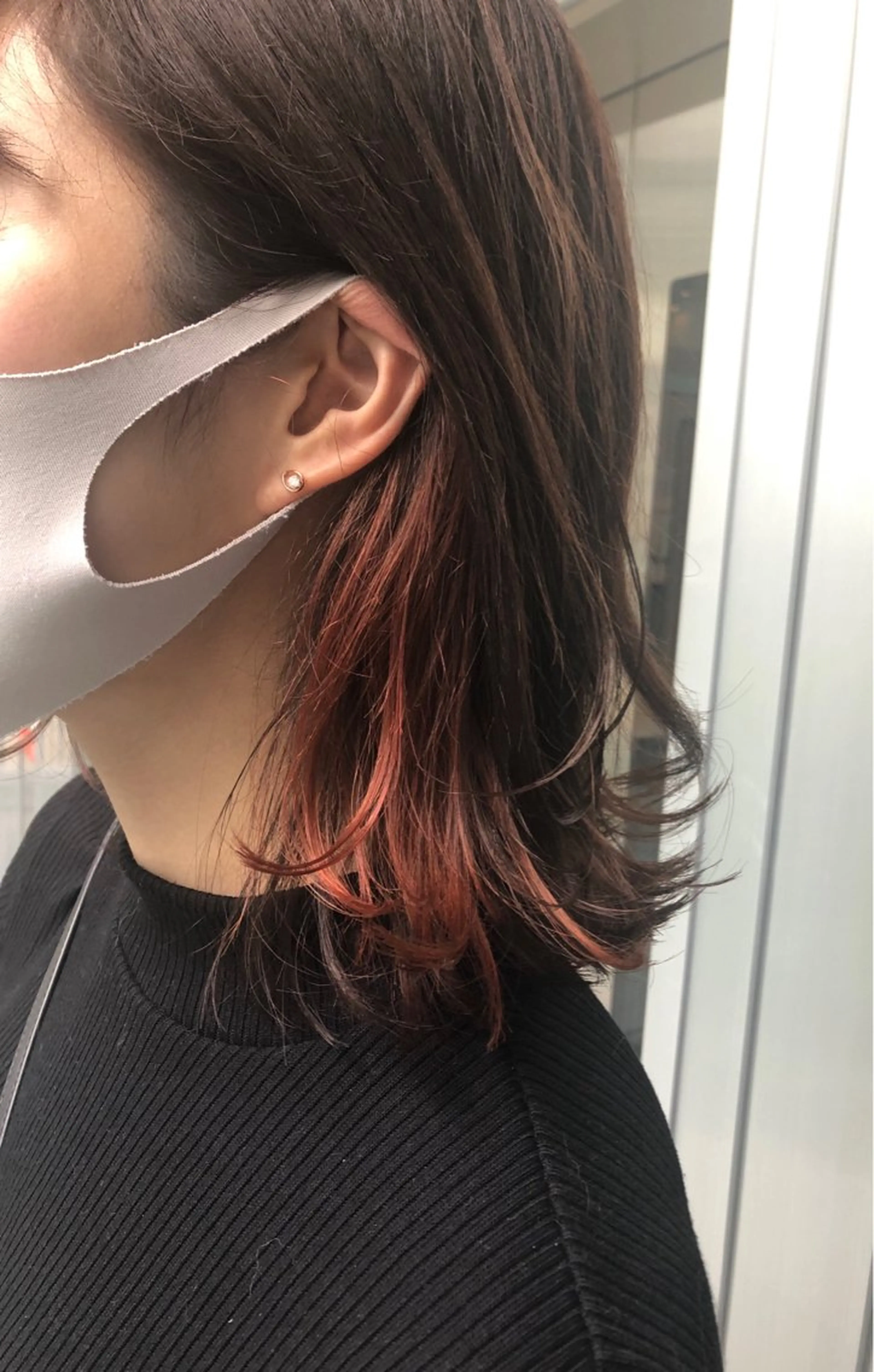 ミディアム カラー メンズも◎ 北澤みさきのヘアスタイル