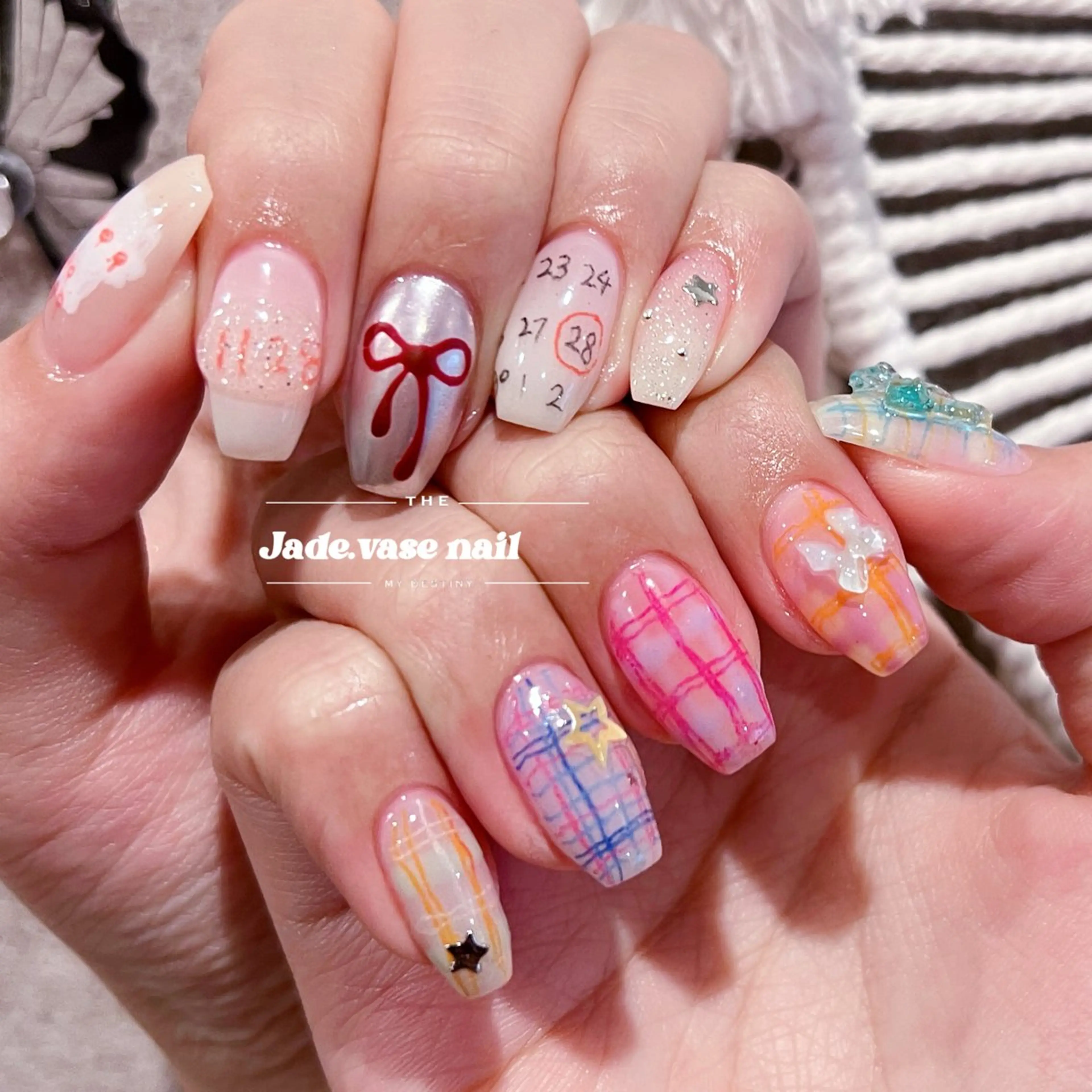 ネイル ハンドネイル ✰Jade.vase 银座のネイルデザイン