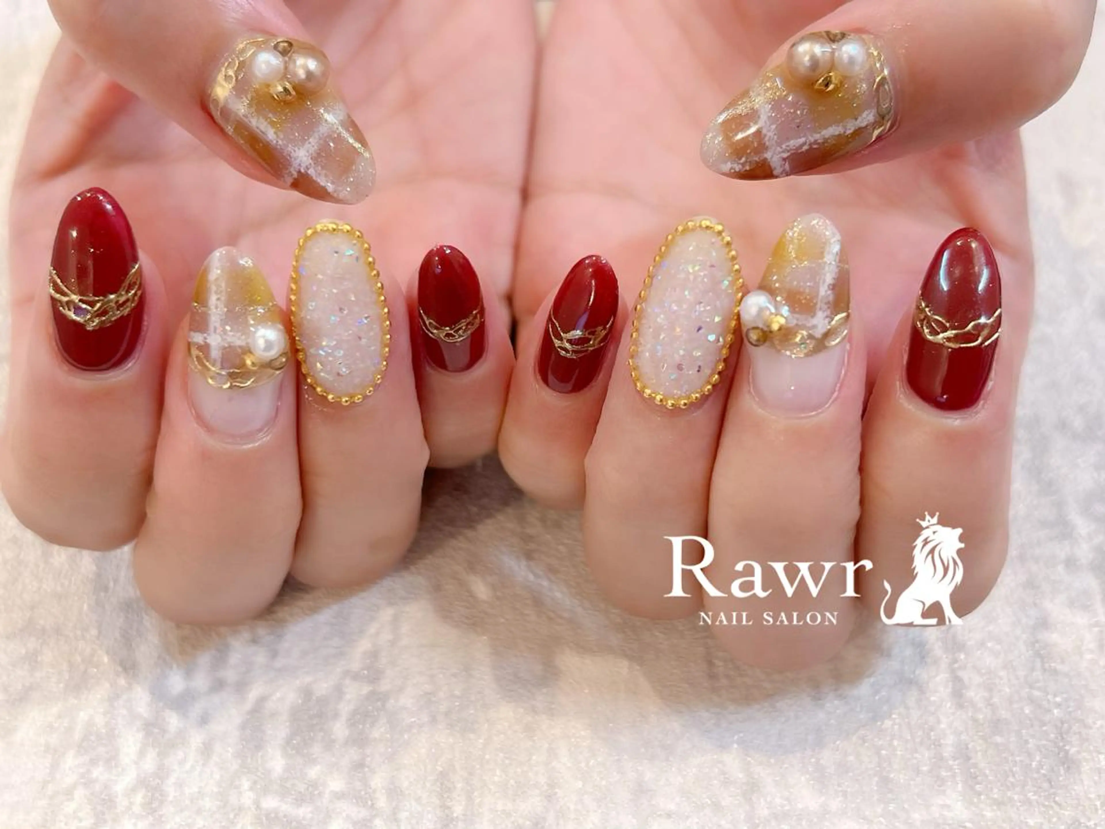 ネイル ハンドネイル Rawr / saoriのネイルデザイン