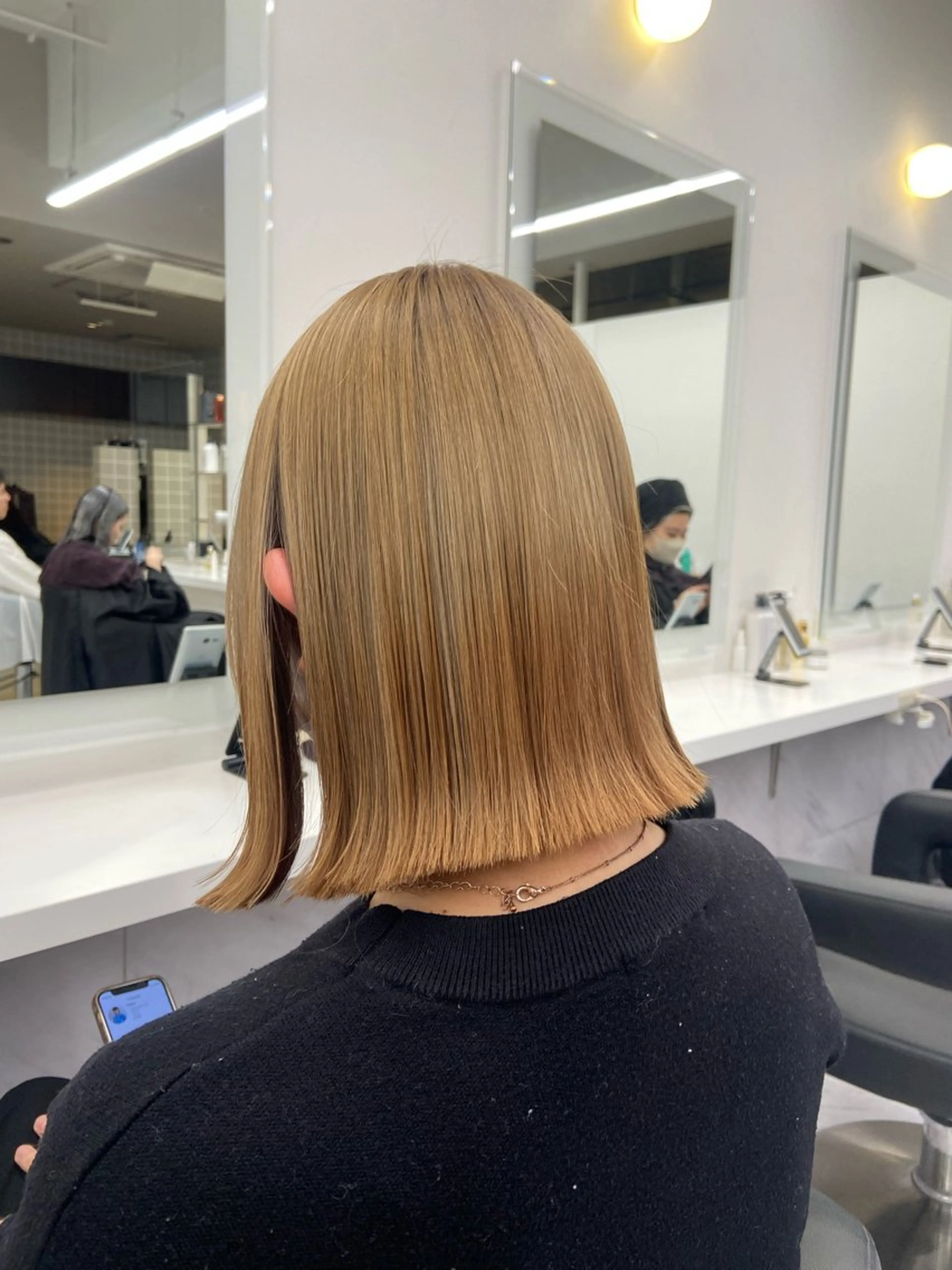 ミディアム カラー ヘアアレンジ Over hair_ misakiのヘアスタイル