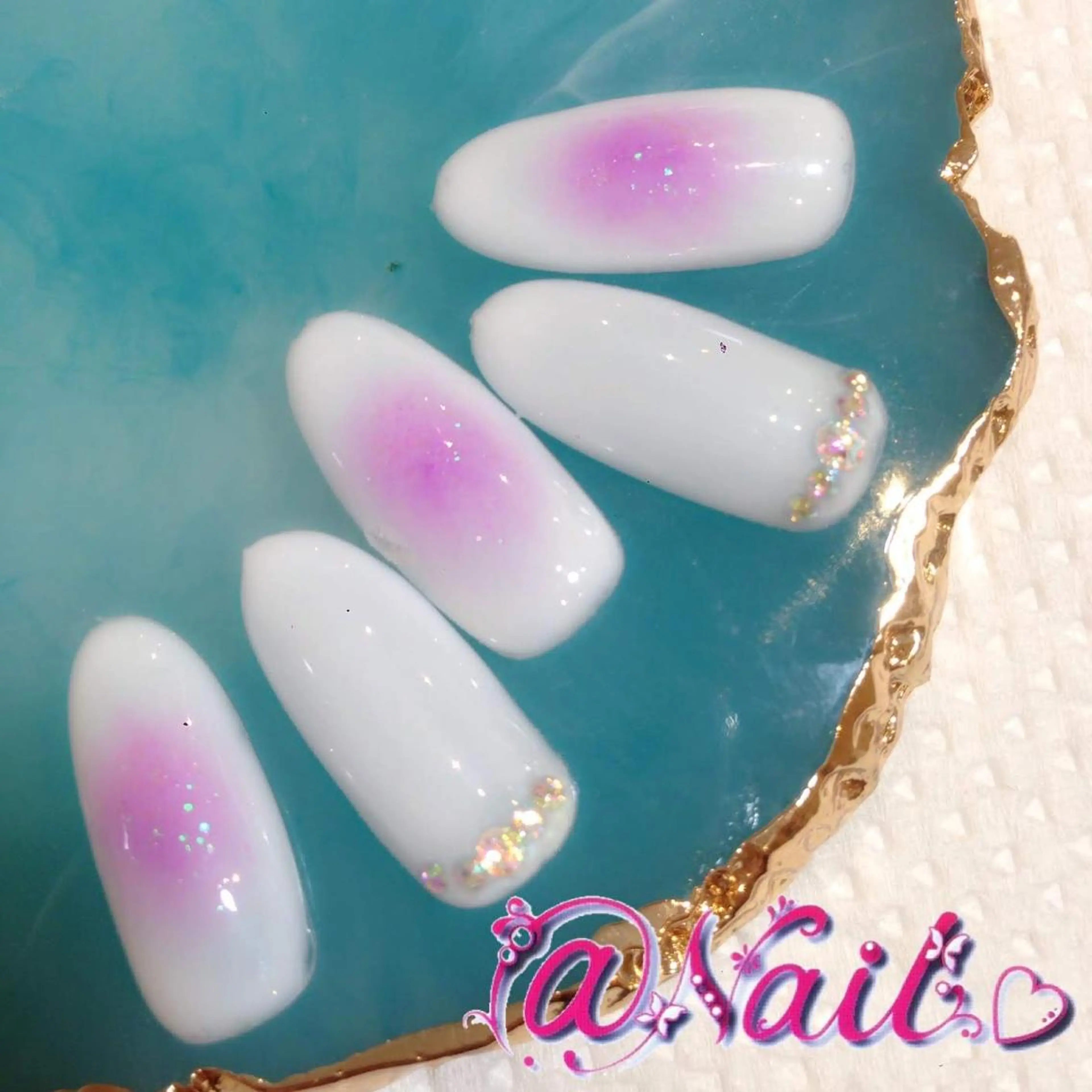 ネイル ネイルチップ 小尾 栞のネイルデザイン