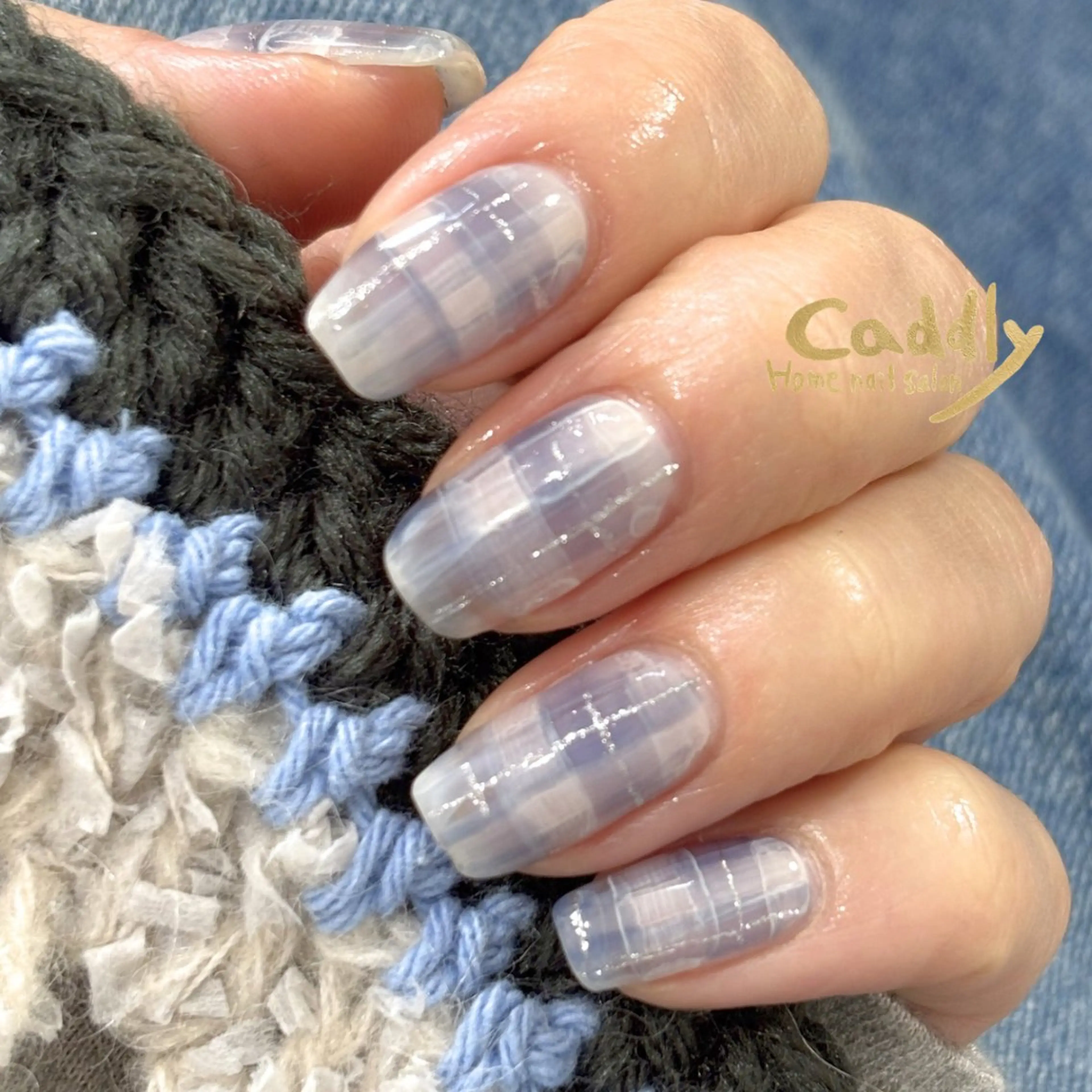 ネイル ニュアンスネイル 春ネイル ハンドネイル caddly naoのネイルデザイン