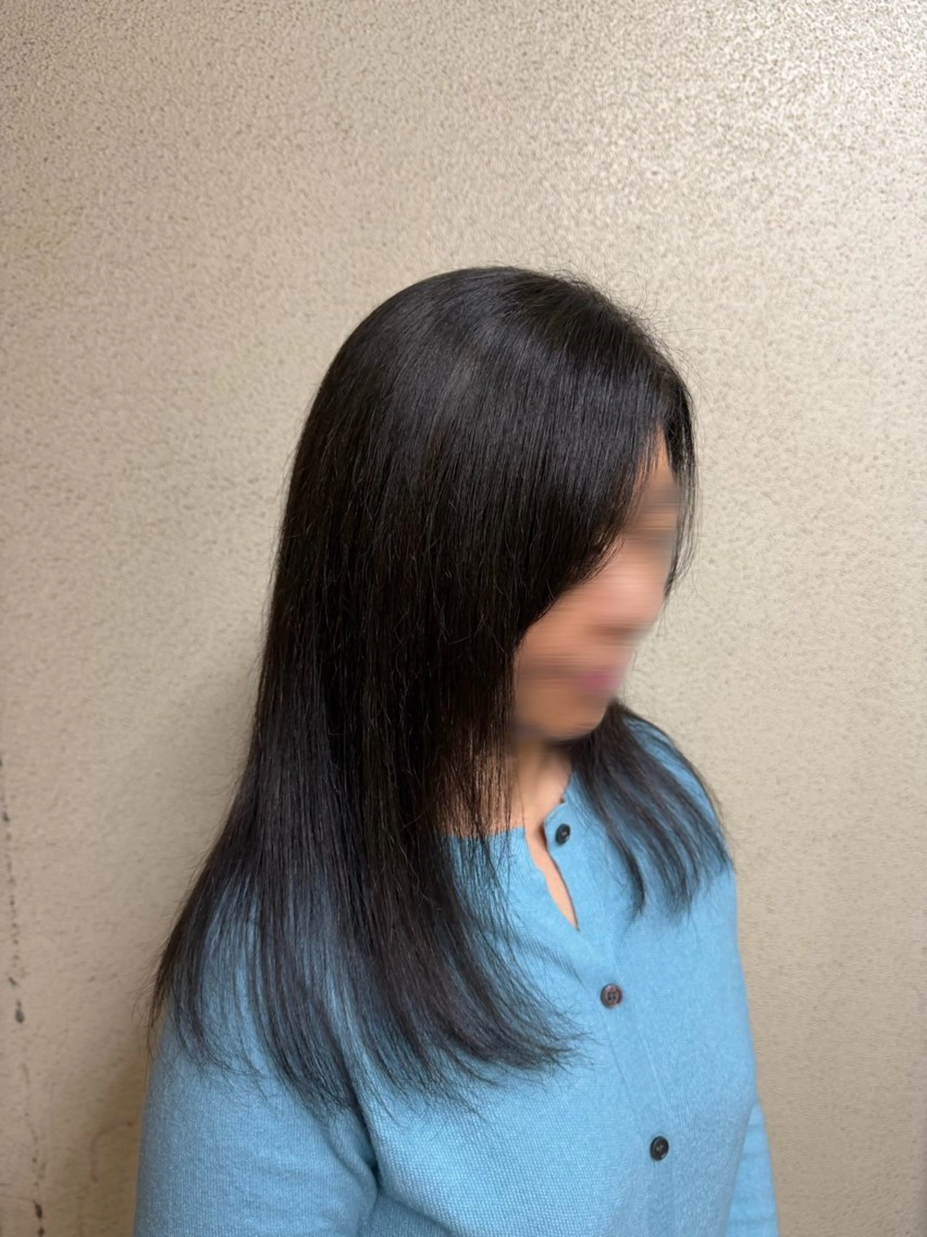 ロング カラー カット ヘアカラー ツヤ重視 ワンカラー🫧Mioのヘアスタイル