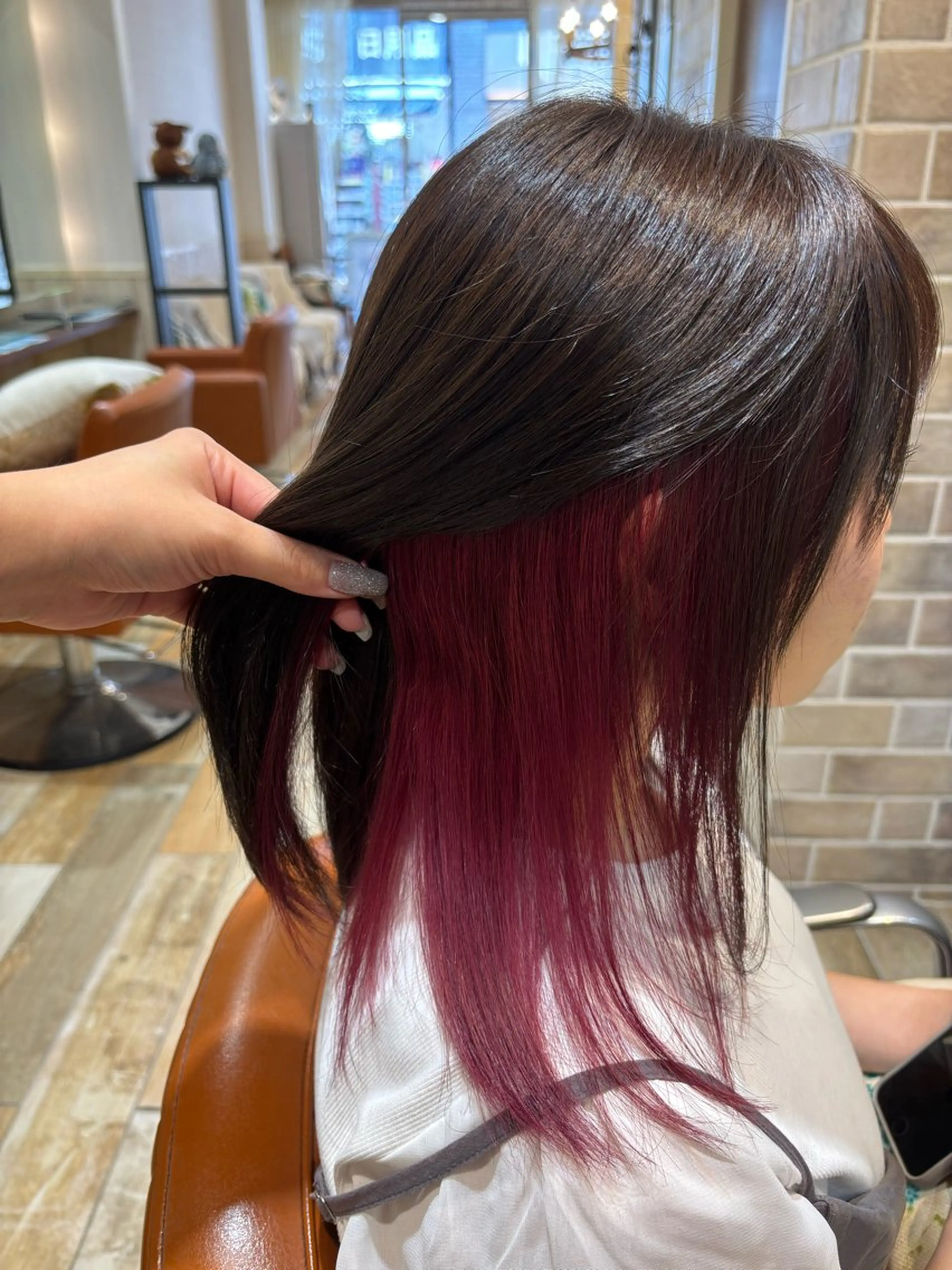 ミディアム 菊池 純香のヘアスタイル