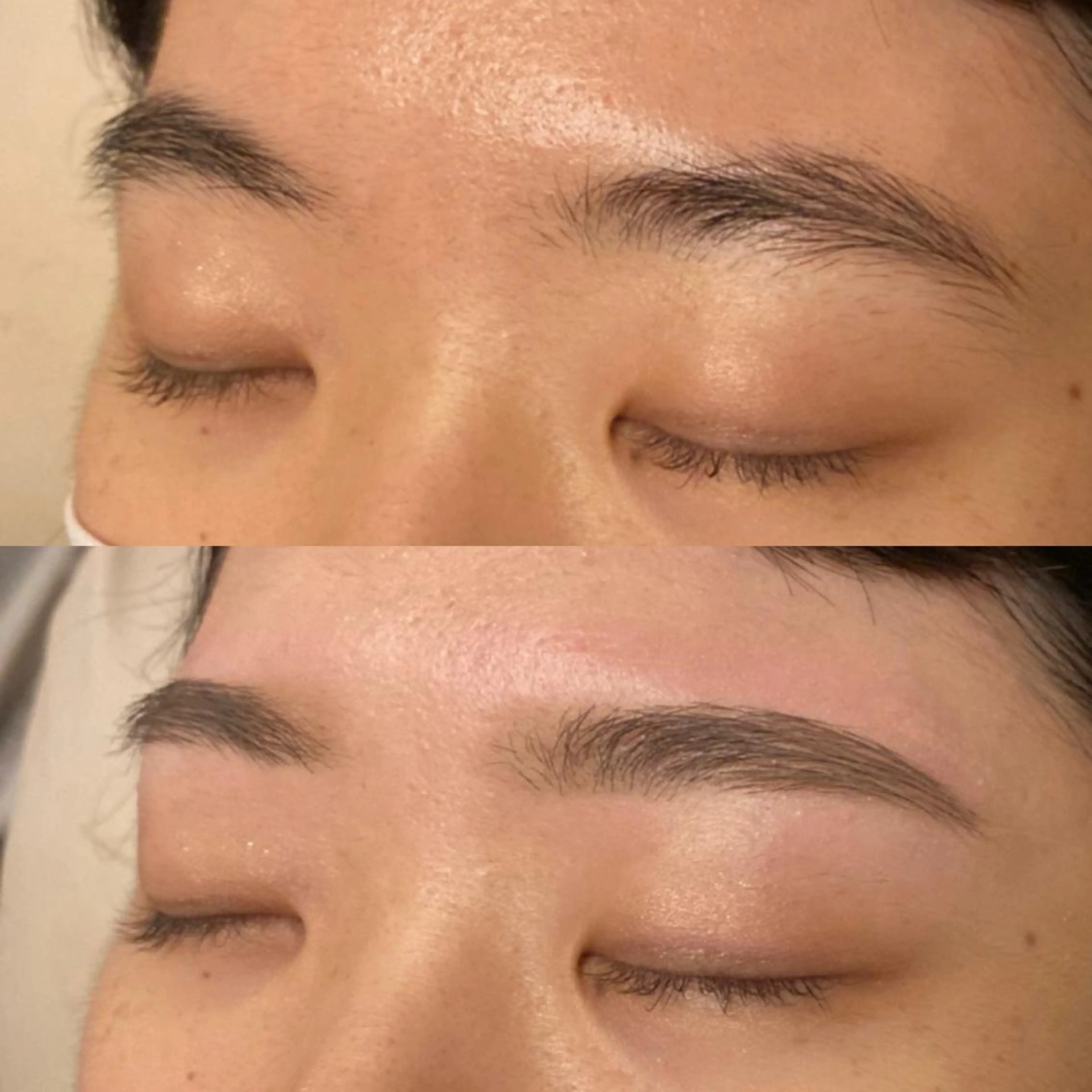 アイブロウ ワックス脱毛 眉カット pep natsumiのヘアスタイル