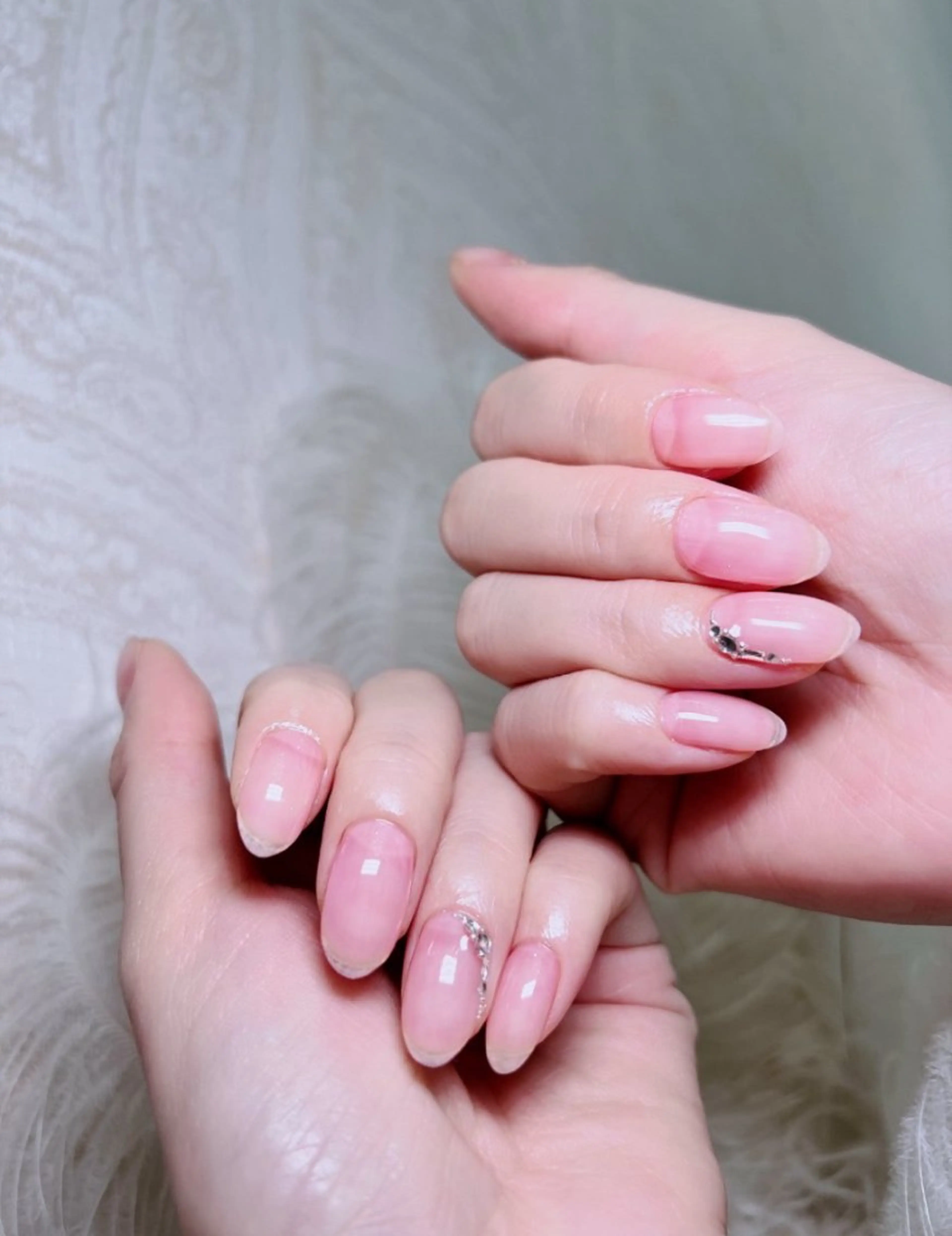 ハンドジェルネイル・ワンカラー2つデザインやり放題🎁(自店のオフ無料、ケア込みの写真