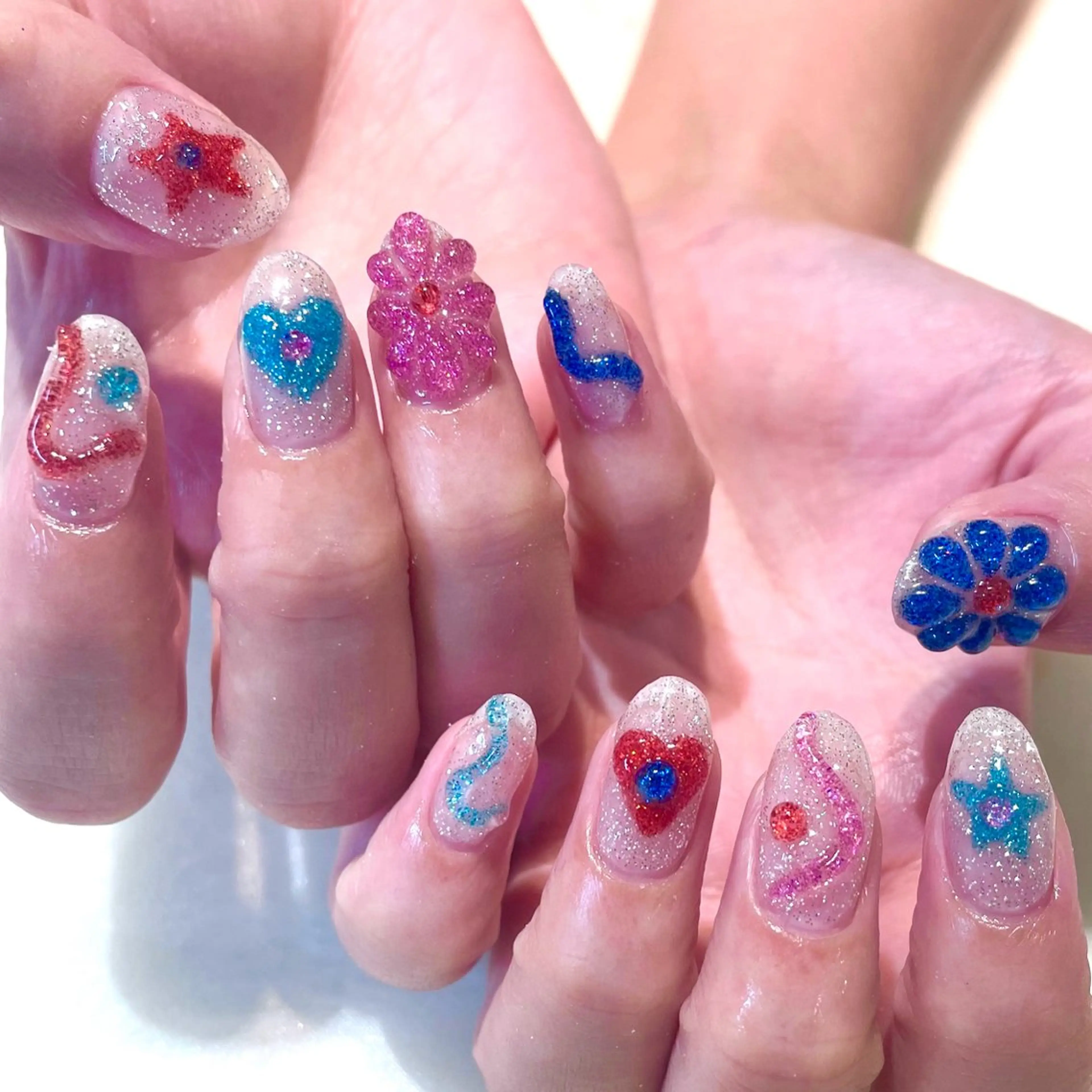 ネイル ハンドネイル 新井 ひなののネイルデザイン