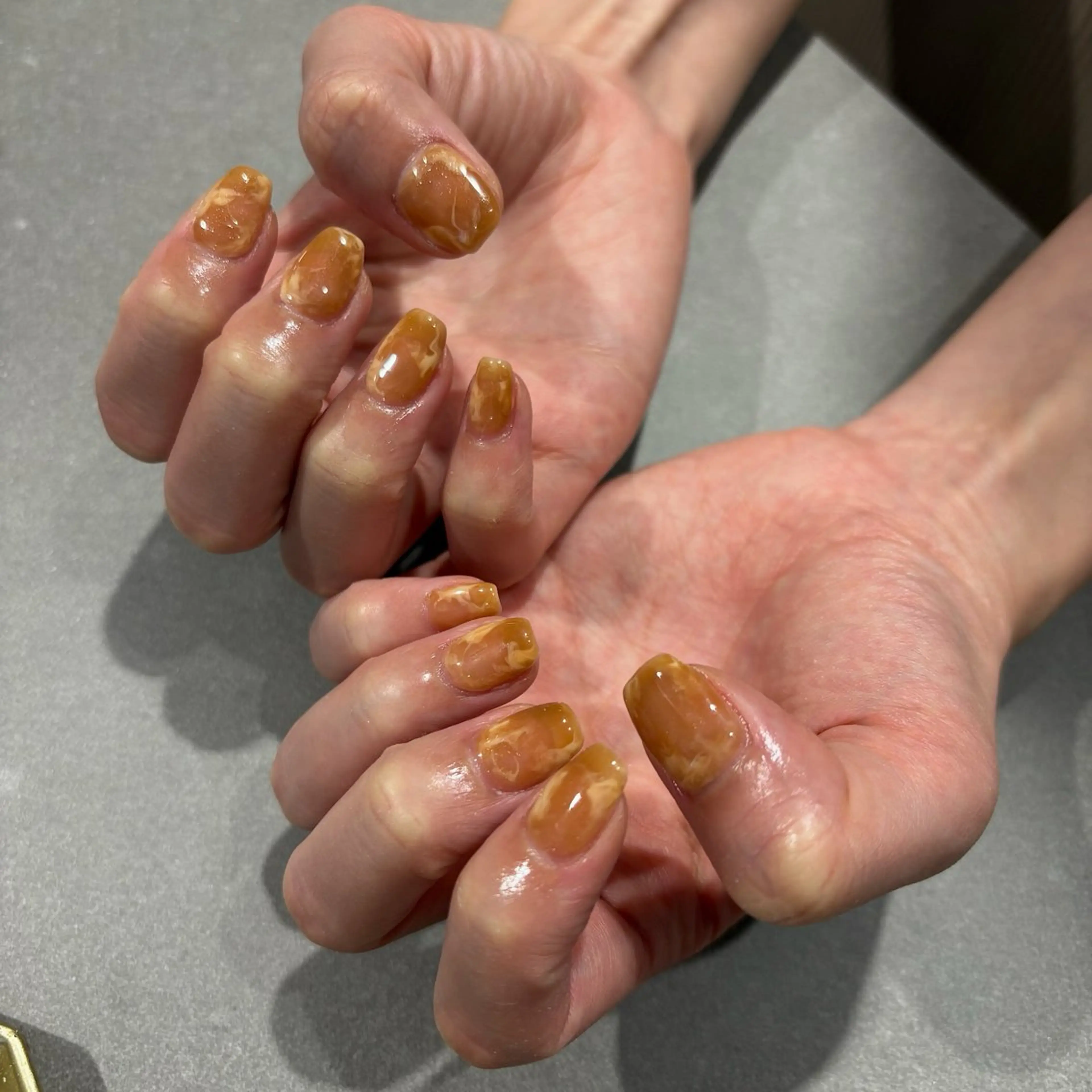 ネイル ラメ(グリッター) &robe銀座店 runeのネイルデザイン