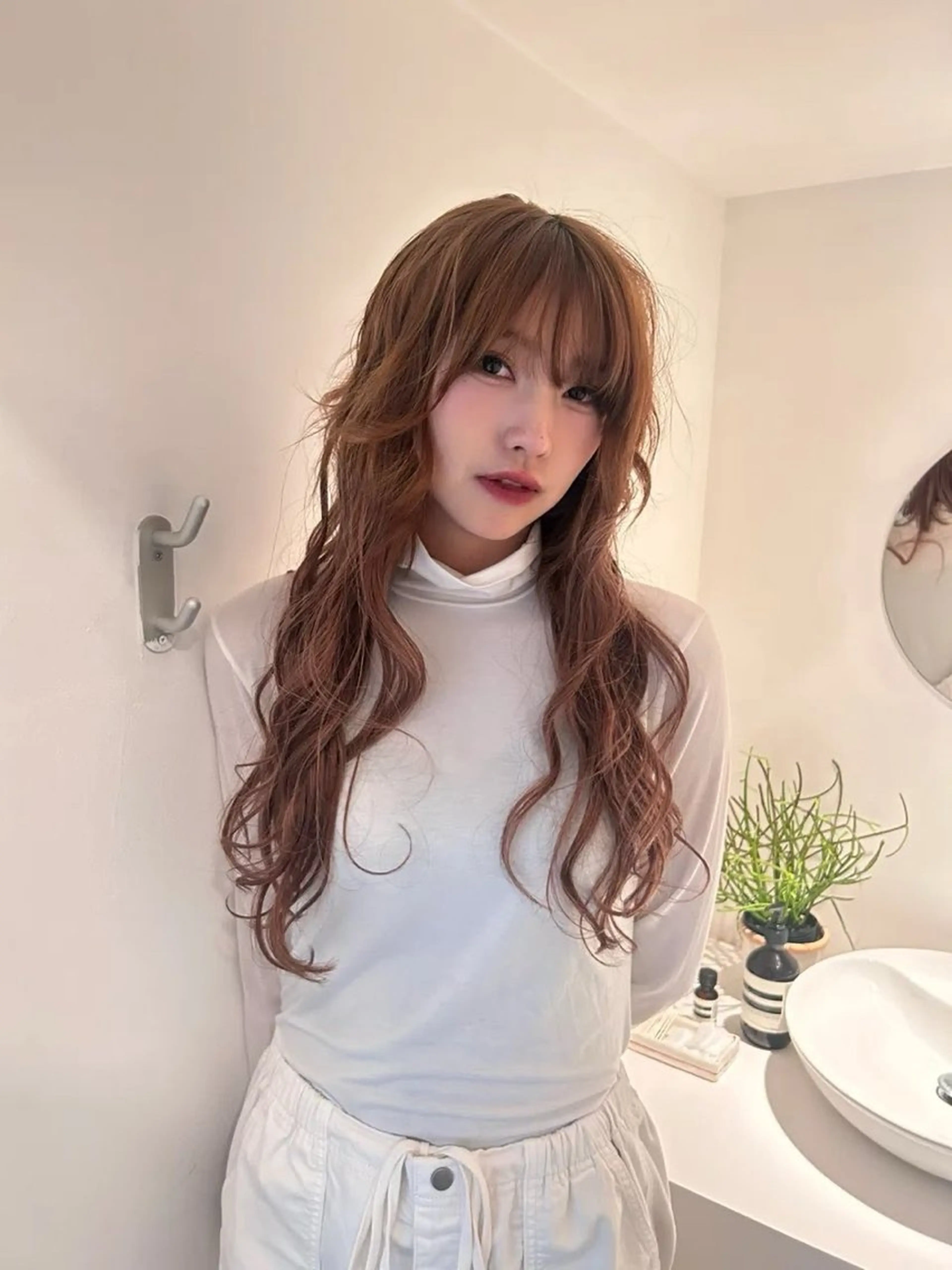 カラー ヘアカラー トリートメント yukie/ ブリーチカラーのヘアスタイル