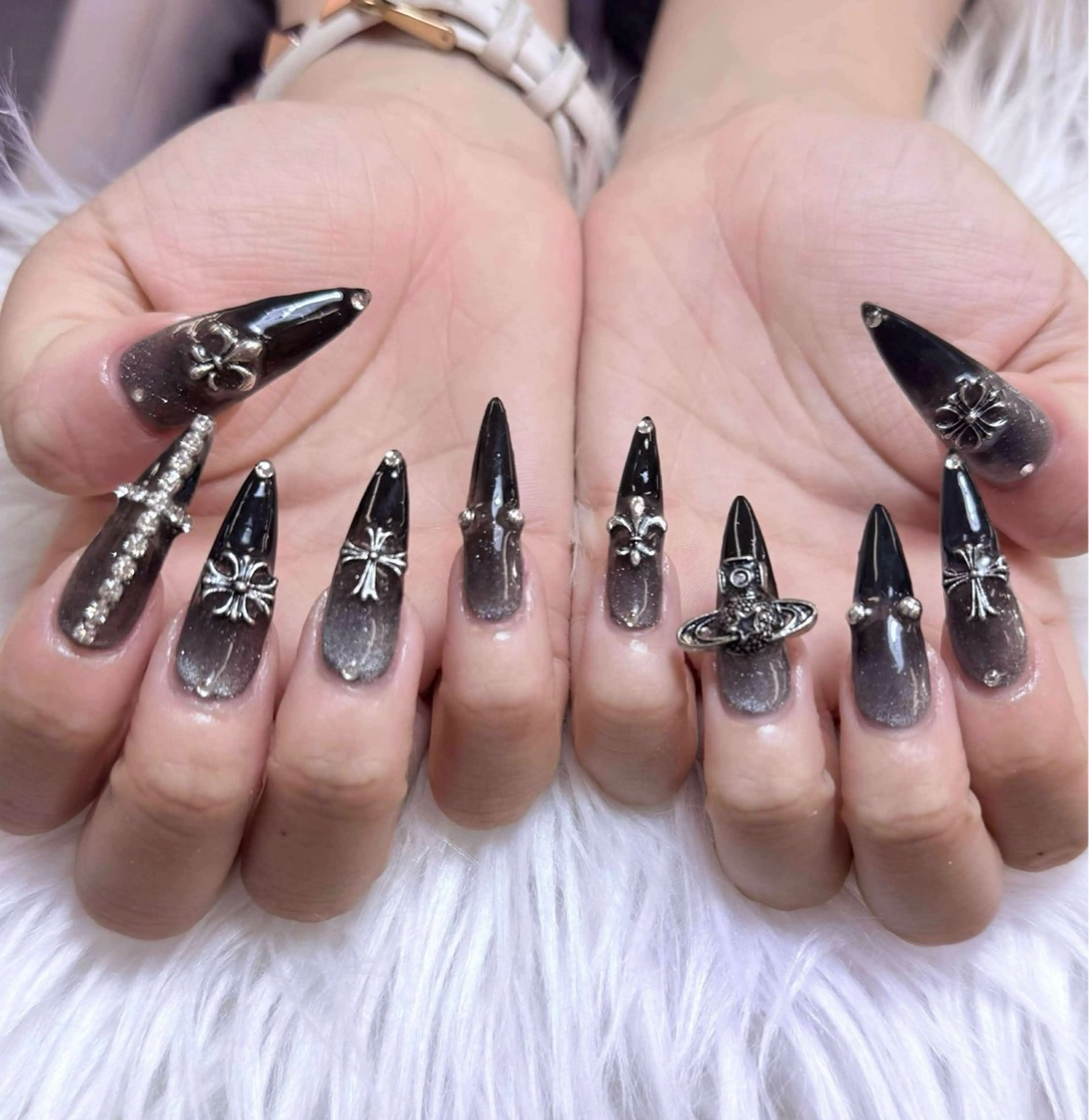 ネイル ハンドネイル ANH NAIL ゴテゴテ専門店💎のネイルデザイン