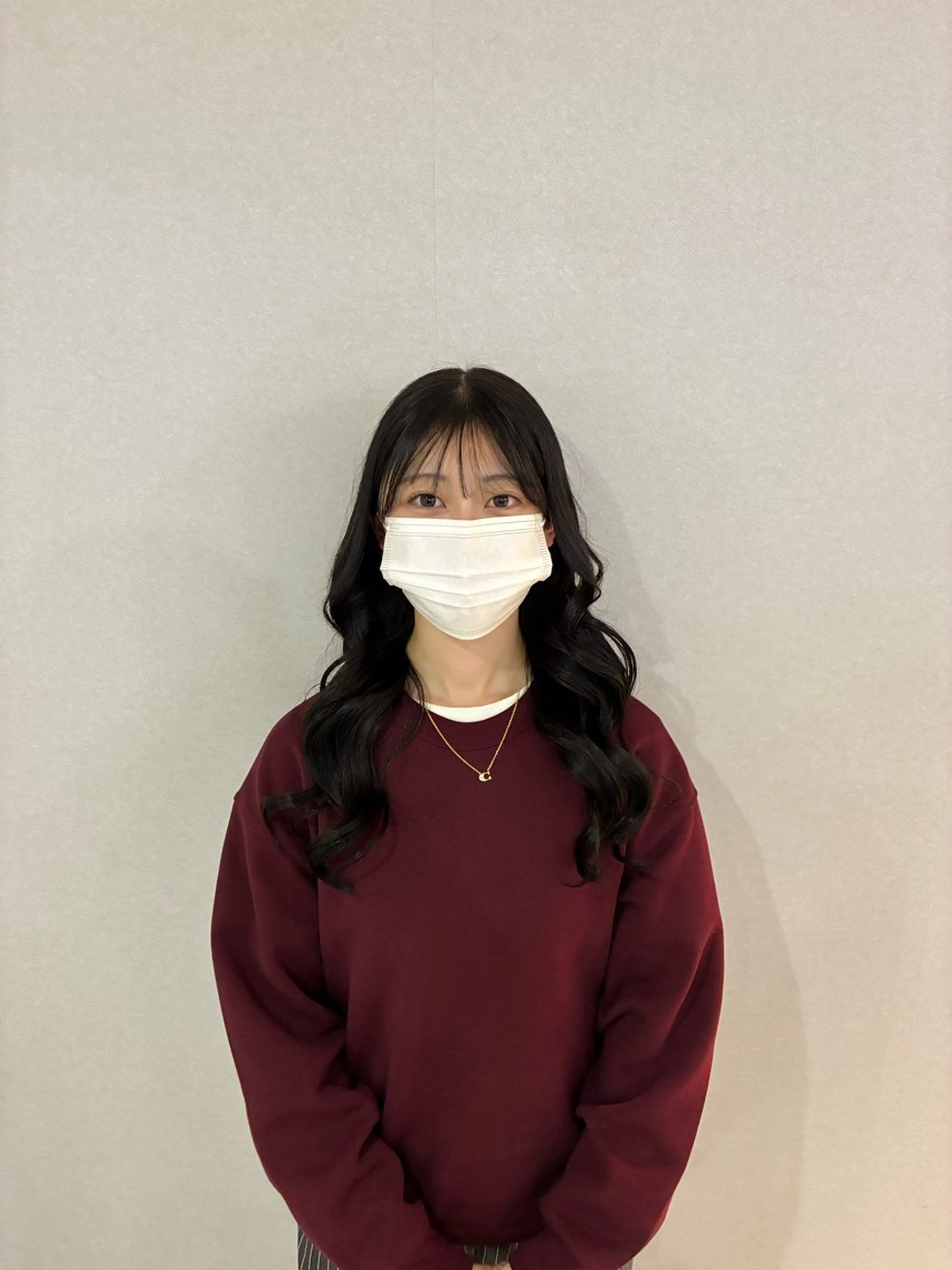 カラー ブラウンカラー 透明感カラー ダークブラウン ハナダ メイのヘアスタイル