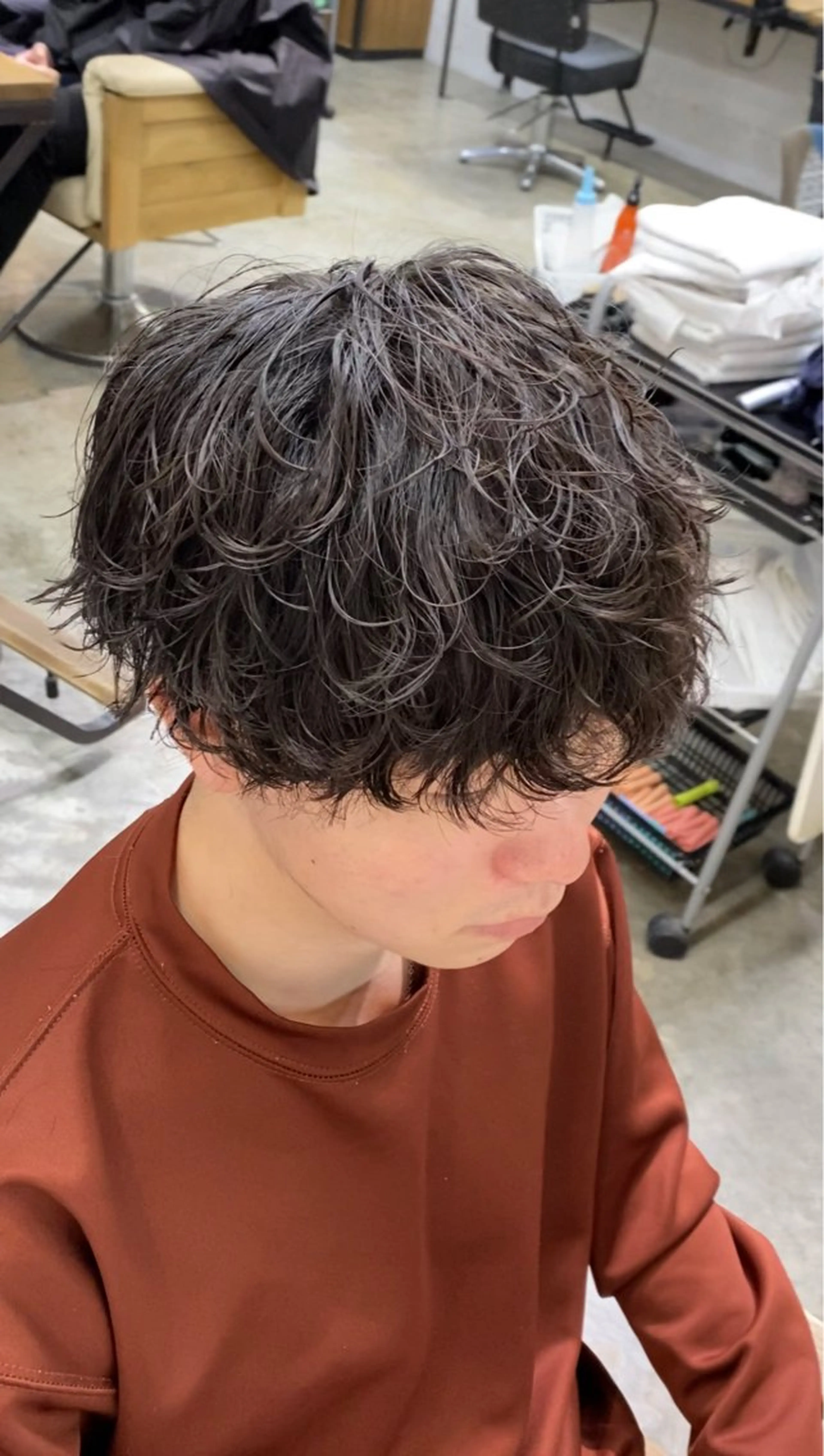 パーマ メンズ YUKI 新宿カット パーマ/カラーのヘアスタイル