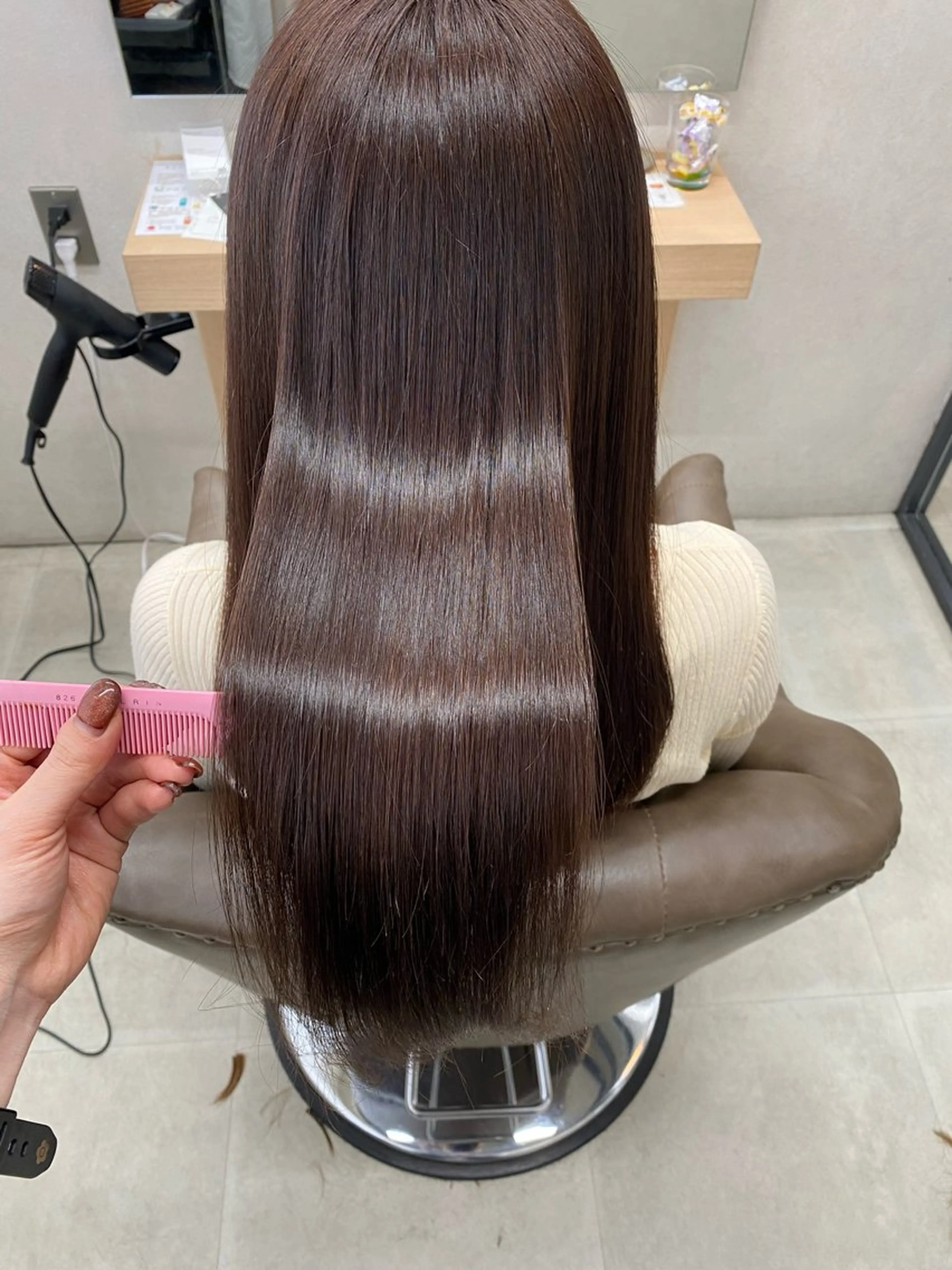 カット＋髪質改善カラー＆トリートメントの写真