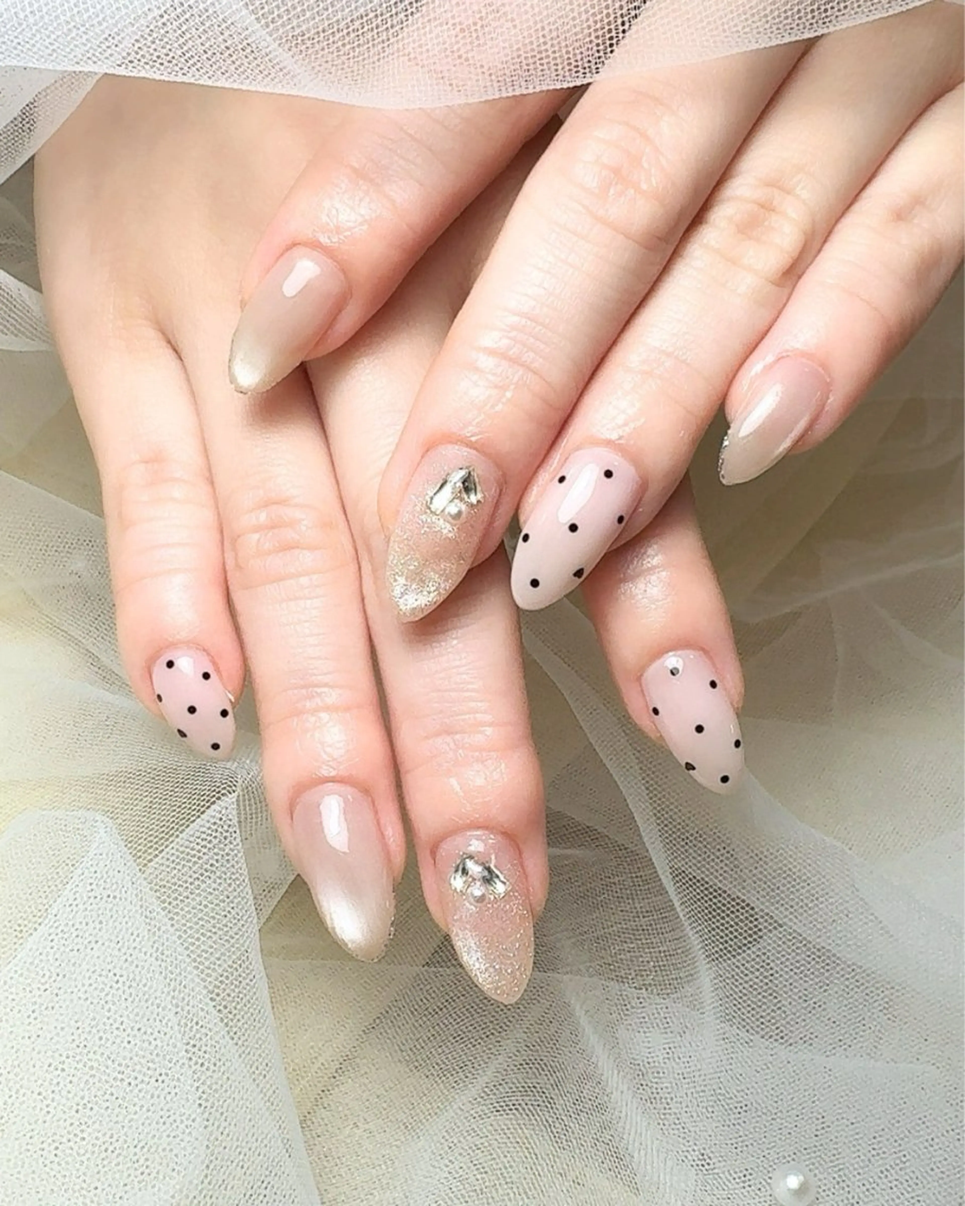 ネイル ドット マグネットネイル Nail by EN*Namiのネイルデザイン