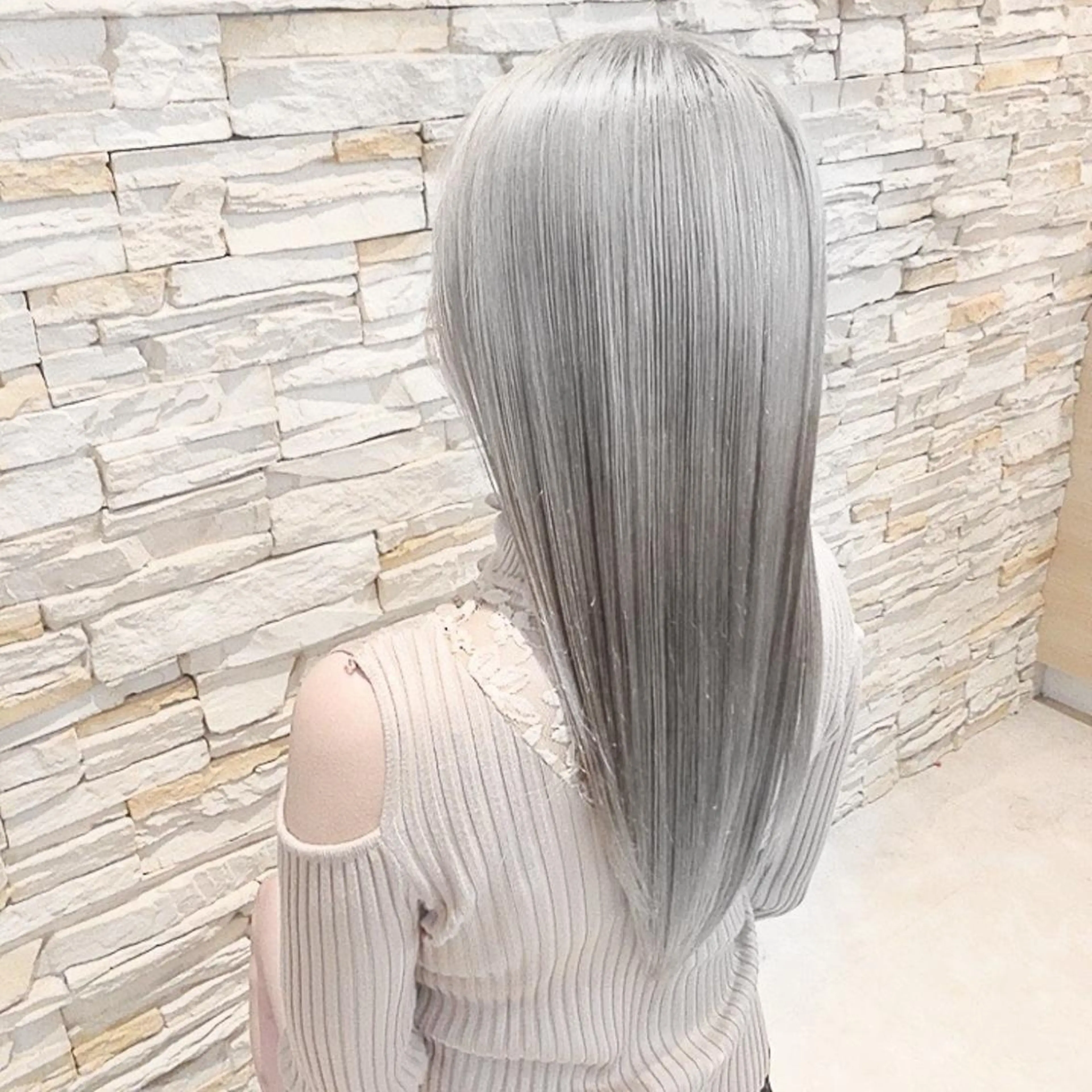 セミロング ヘアカラー トリートメント 🌿アロマヘアルーム 新宿店✂︎のヘアスタイル