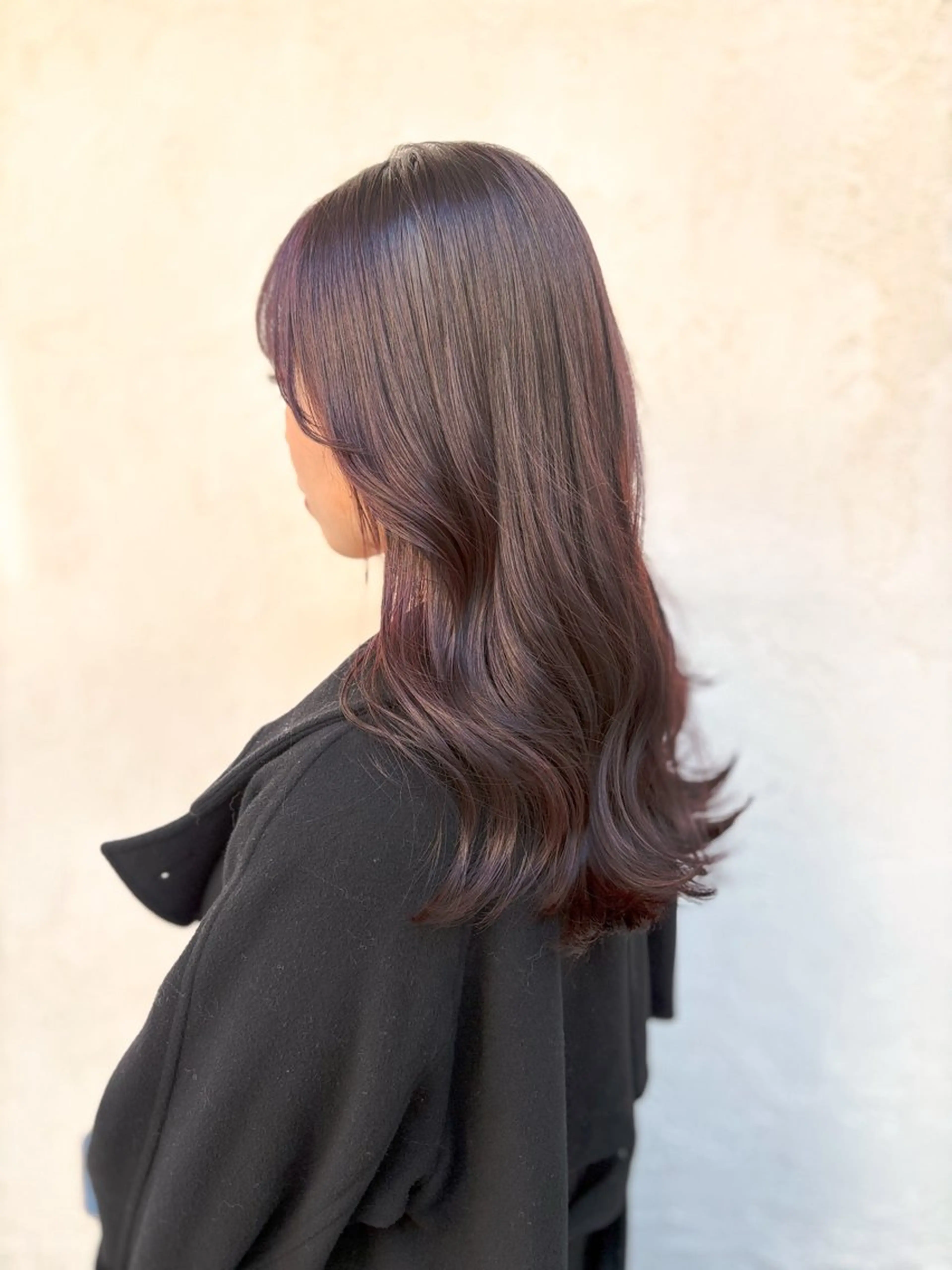 セミロング カラー ヘアアレンジ カット ヘアカラー トリートメント ヘアセット ブリーチなし透け感/ マンツーマン/Ryoのヘアスタイル