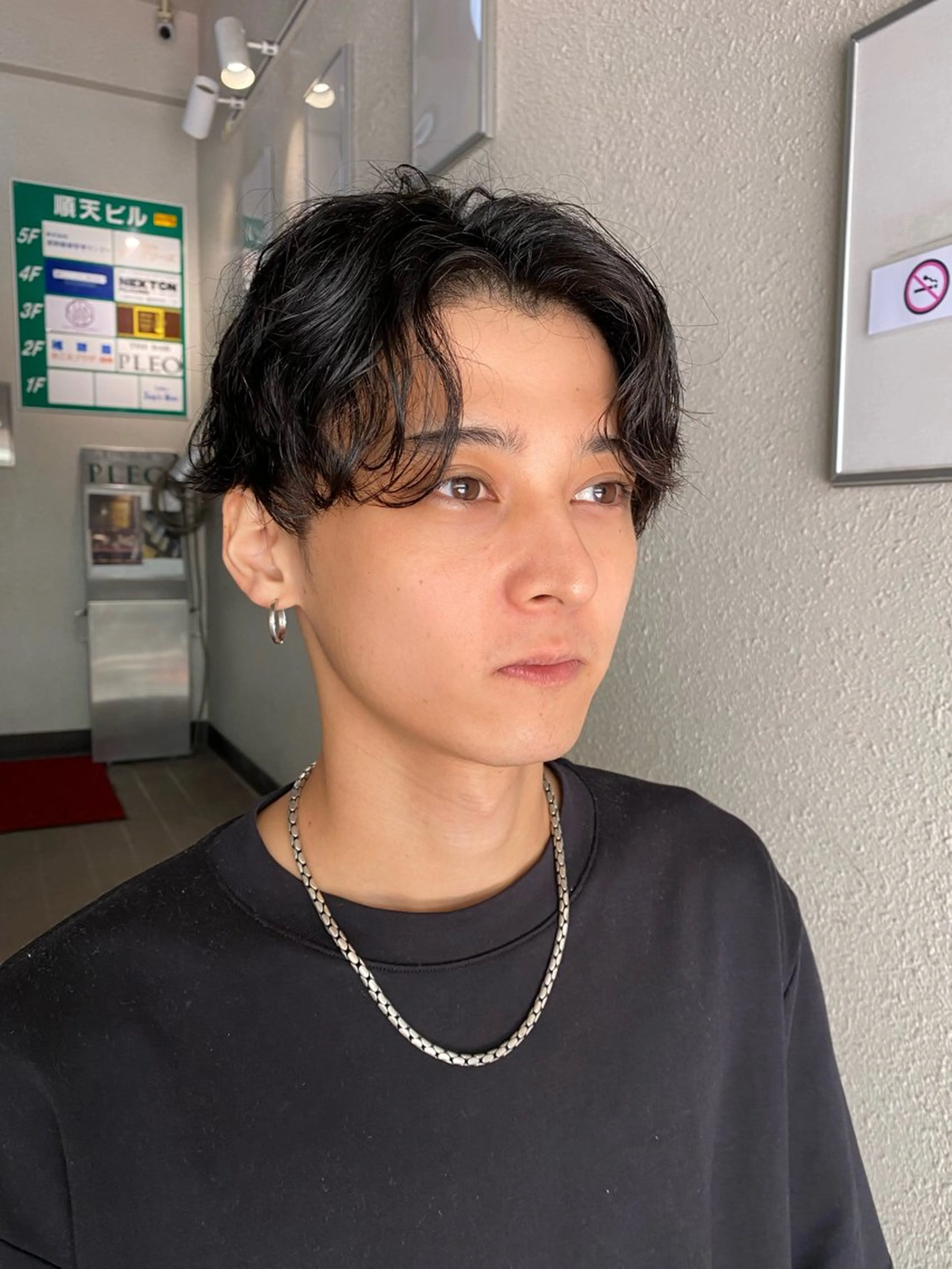 パーマ メンズ メンズパーマ カット パーマ ナチュラルヘア🫧 ナナミのヘアスタイル