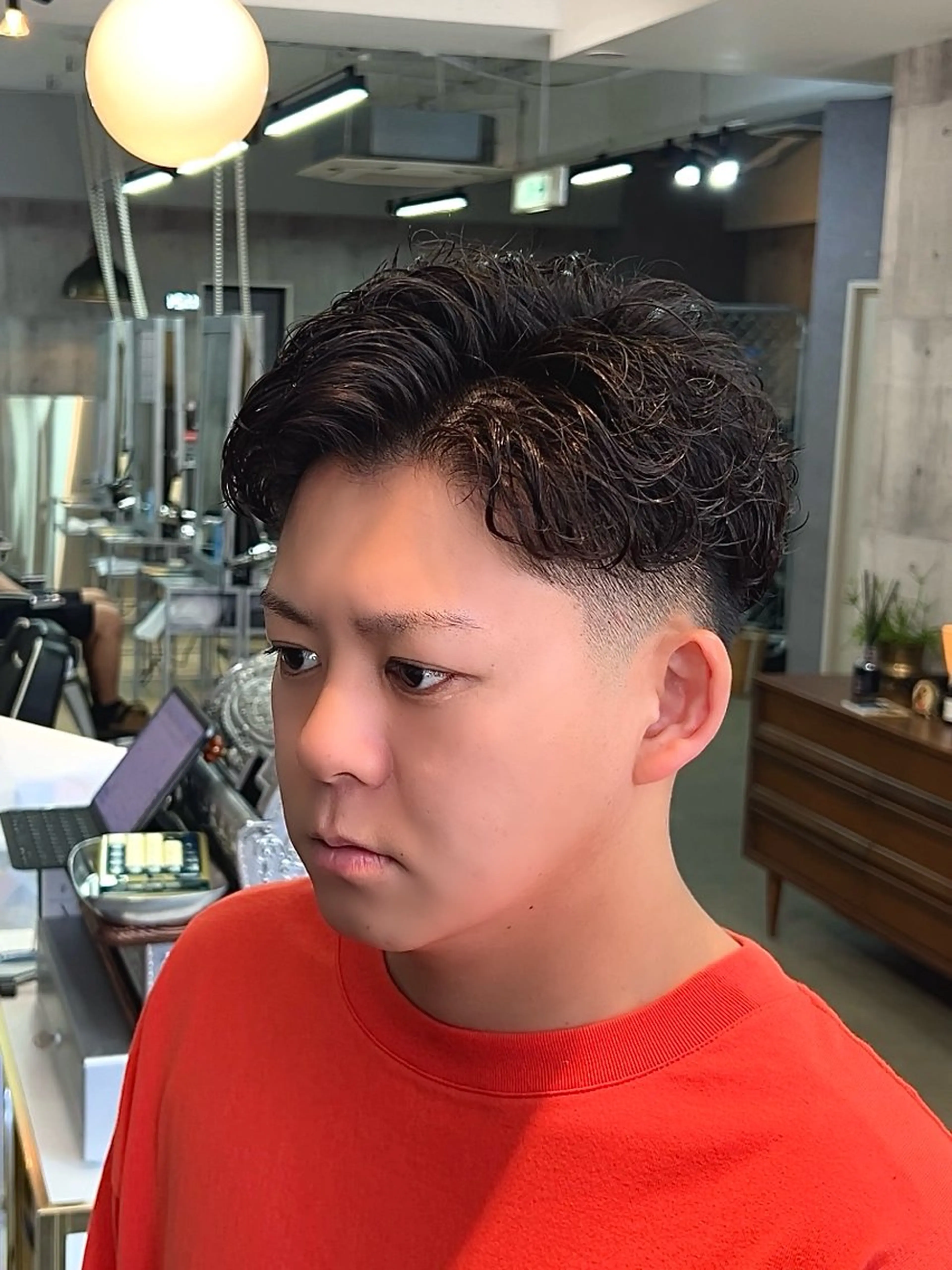 ミディアム ミディアムパーマ 韓国パーマ 美容師 和田爽良のヘアスタイル