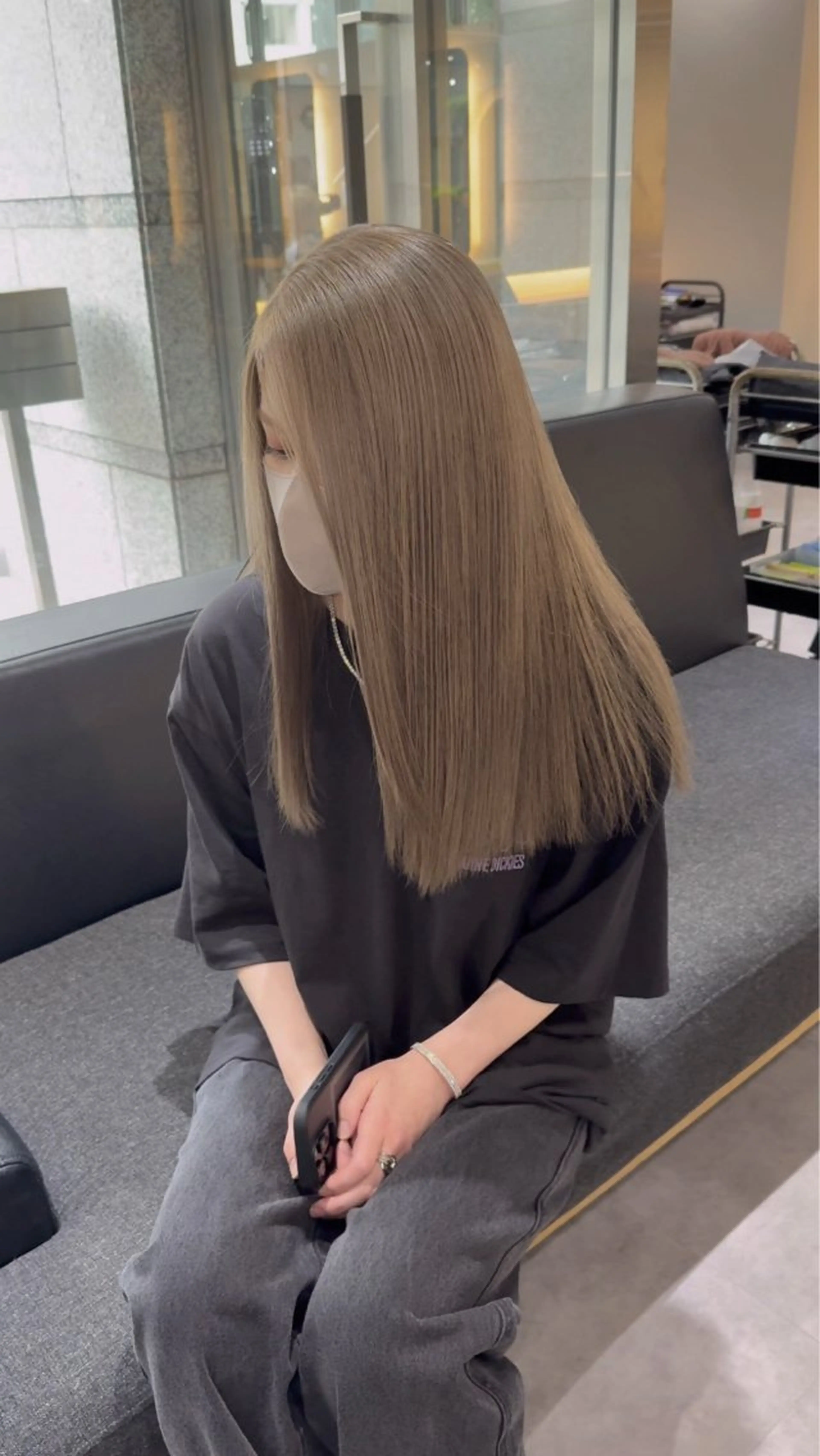 ロング カラー ヘアカラー トリートメント レイヤーカット/ ブリーチカラー/雅人のヘアスタイル