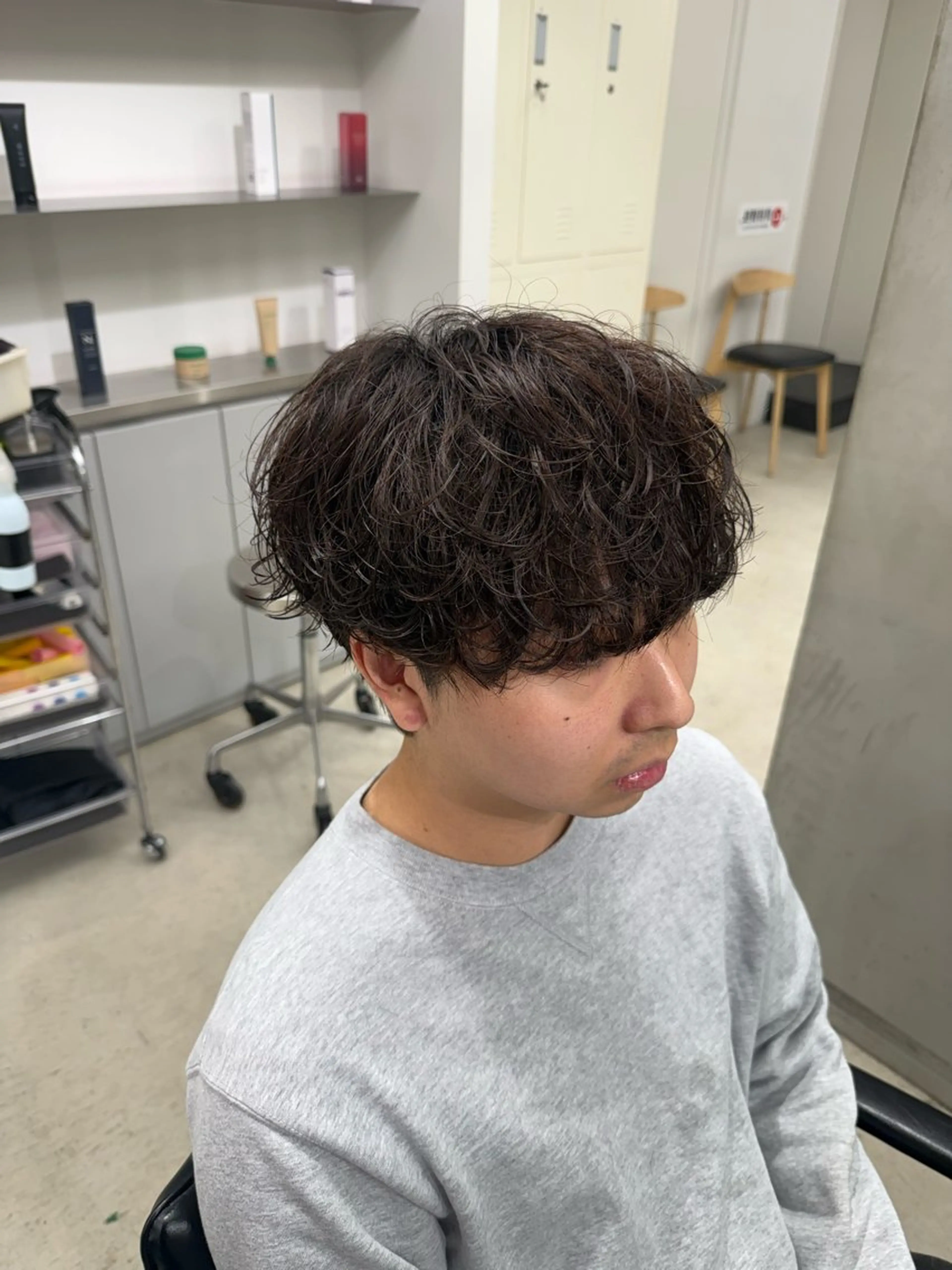 パーマ メンズ 深谷 侑亮のヘアスタイル