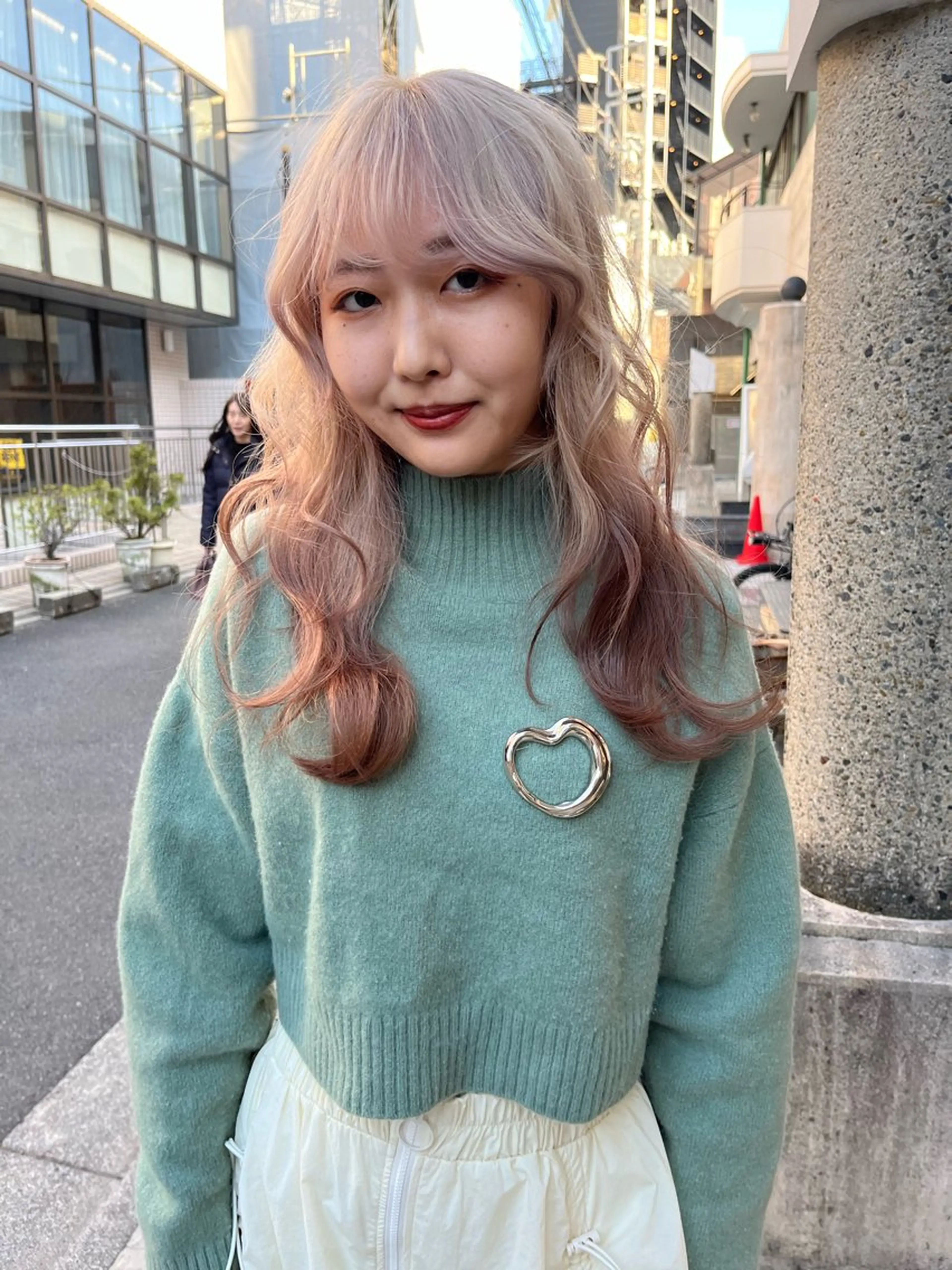 ロング カラー ヘアアレンジ ヘアカラー トリートメント ハイトーン/美髪矯正 🍃大江拓実のヘアスタイル