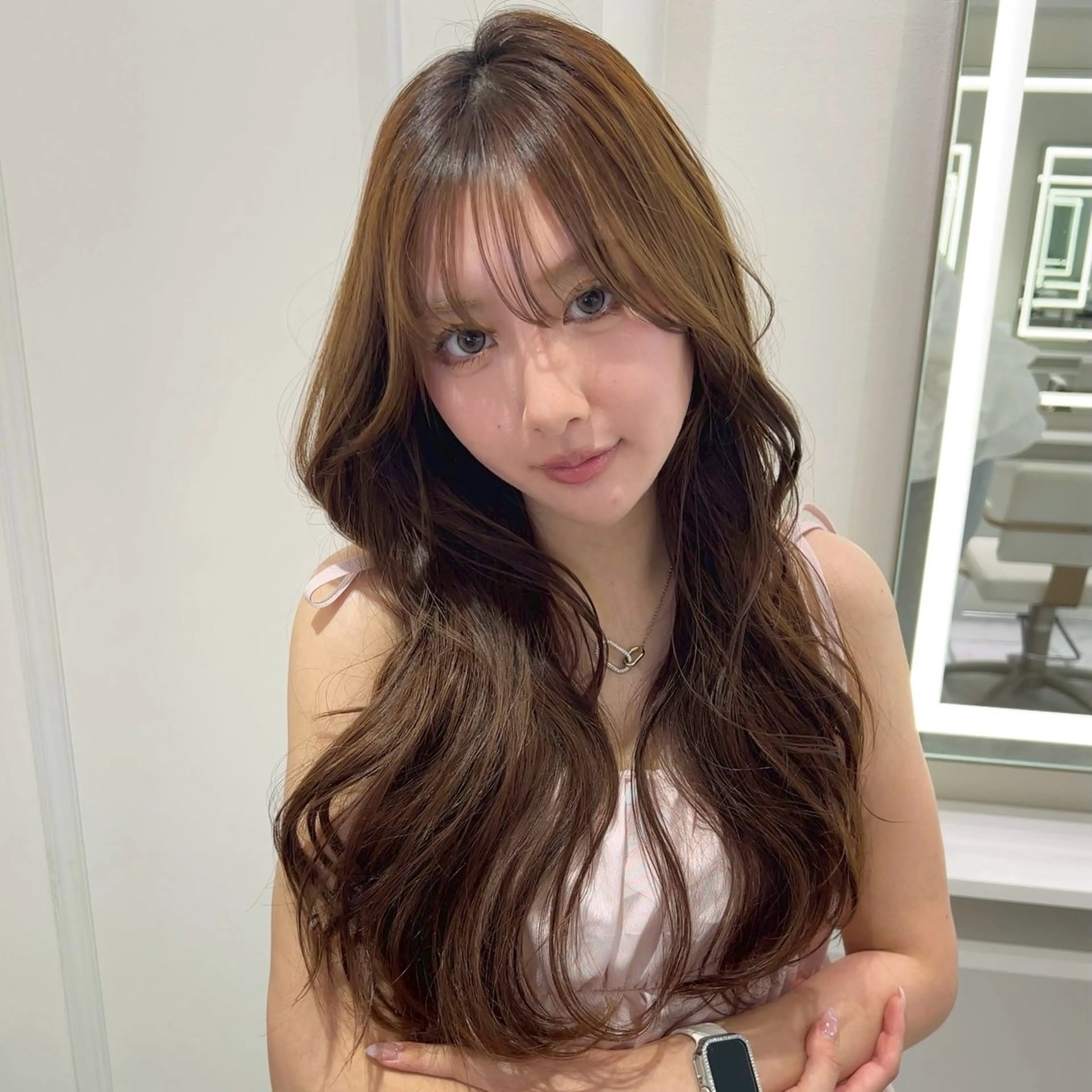 ロング カット ヘアカラー ParveMix /石田 佳澄🩶のヘアスタイル