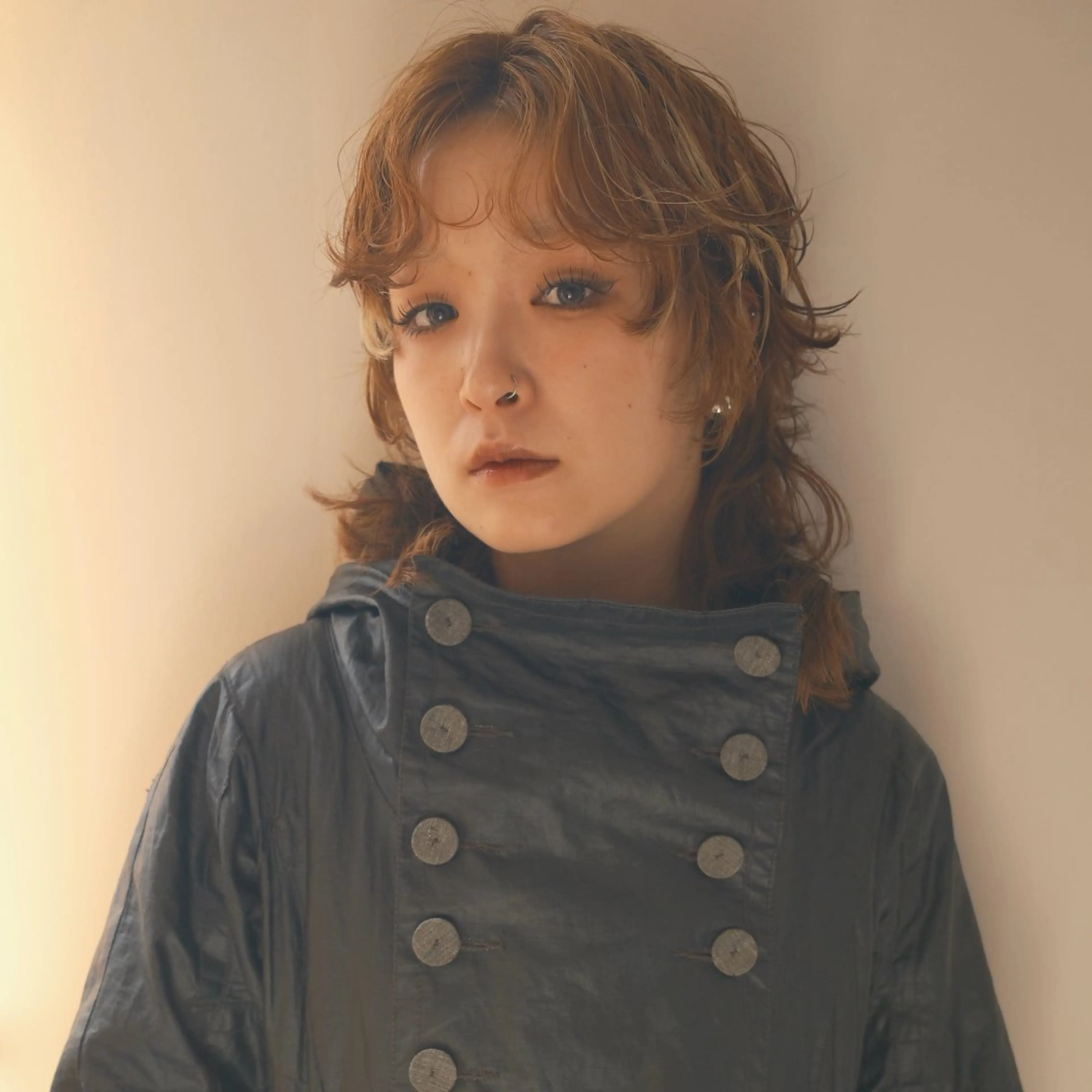 ミディアム カラー パーマ/透明感カラー 元町🌱takutoのヘアスタイル