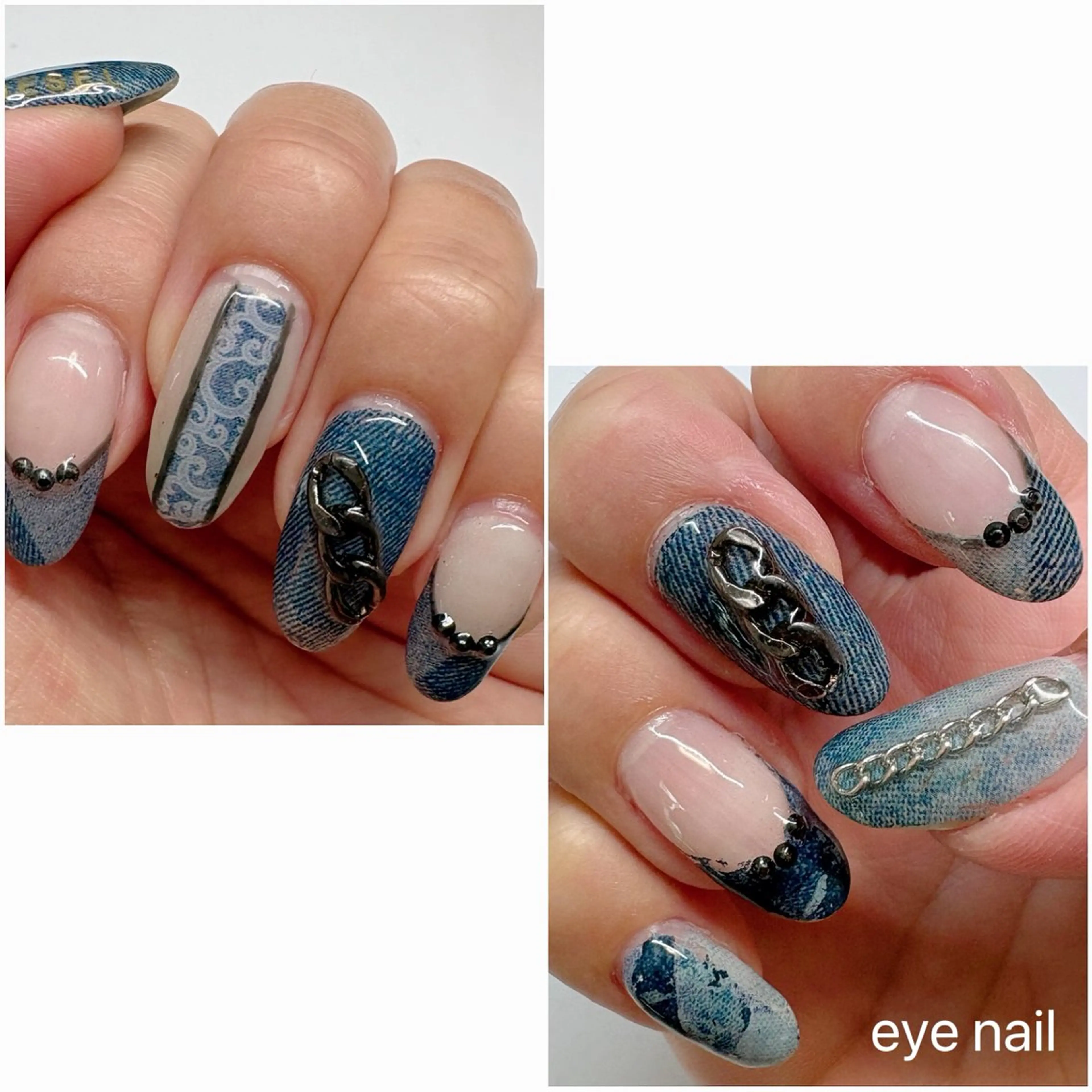 ネイル フレンチネイル ハンドネイル Eye nailのネイルデザイン