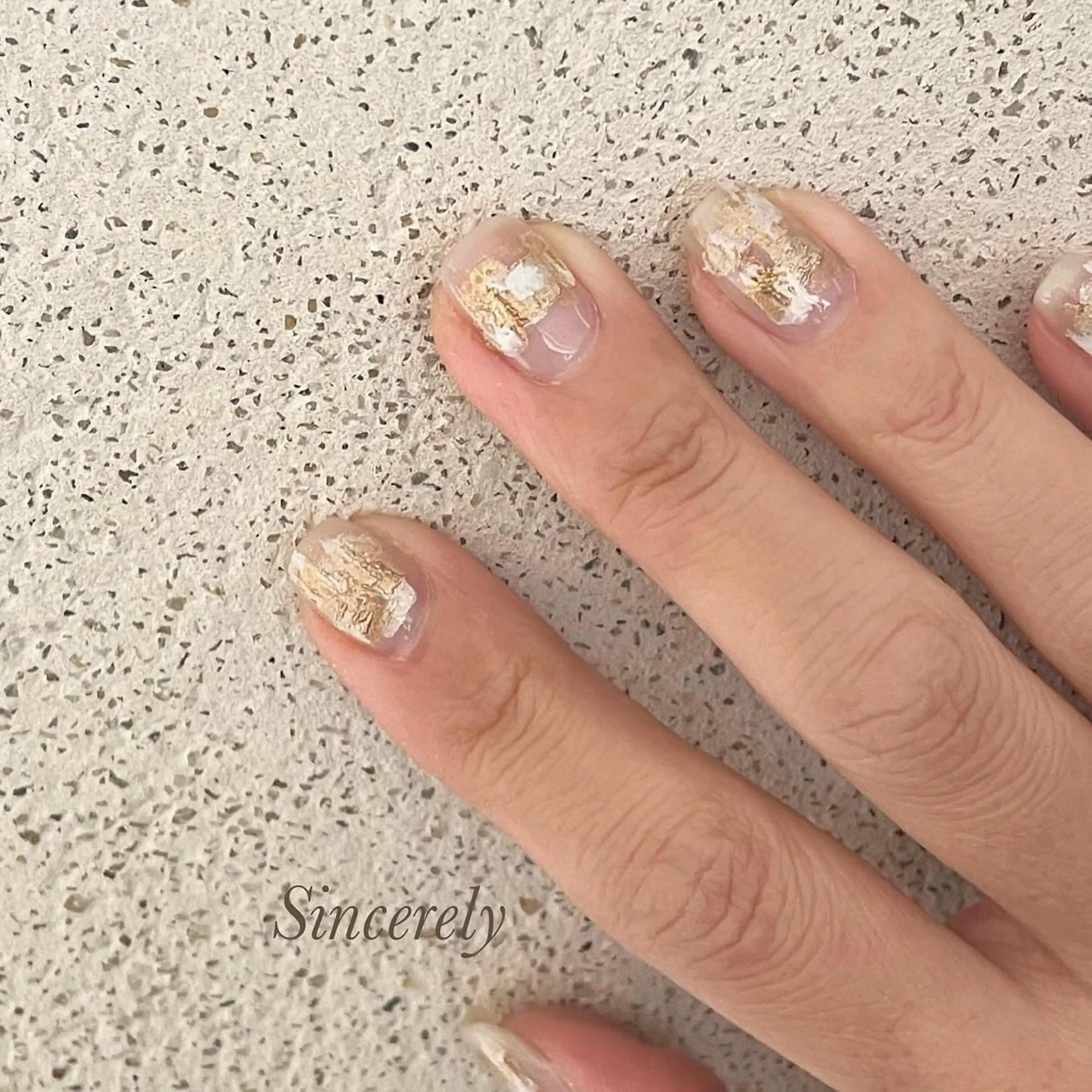 ネイル ジェルネイル パラジェル ハンドネイル Sincerely 【シンシアリー】のネイルデザイン