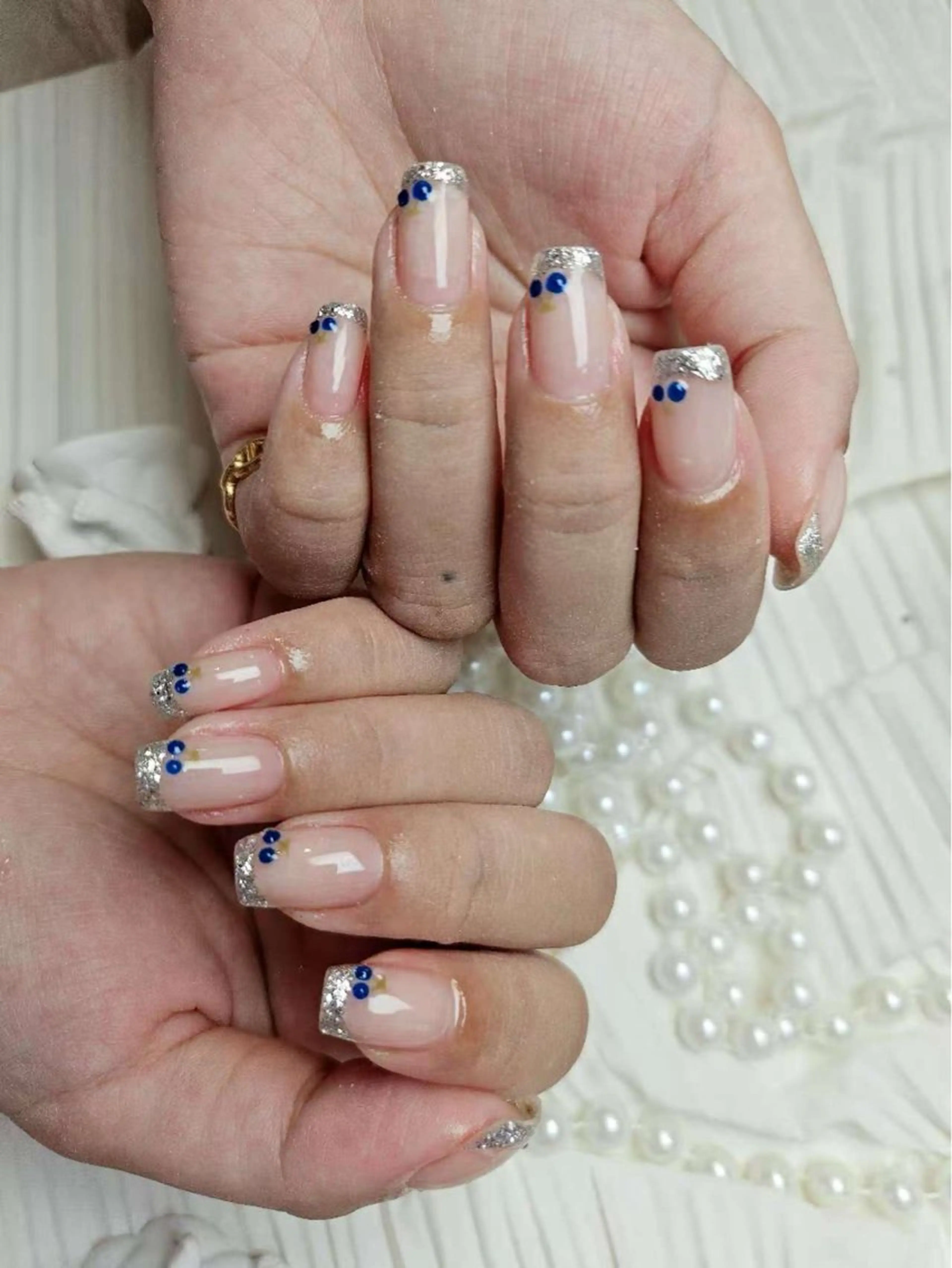 ネイル アートネイル フットネイル ジェルネイル ハート マグネットネイル Babarla Nailのネイルデザイン