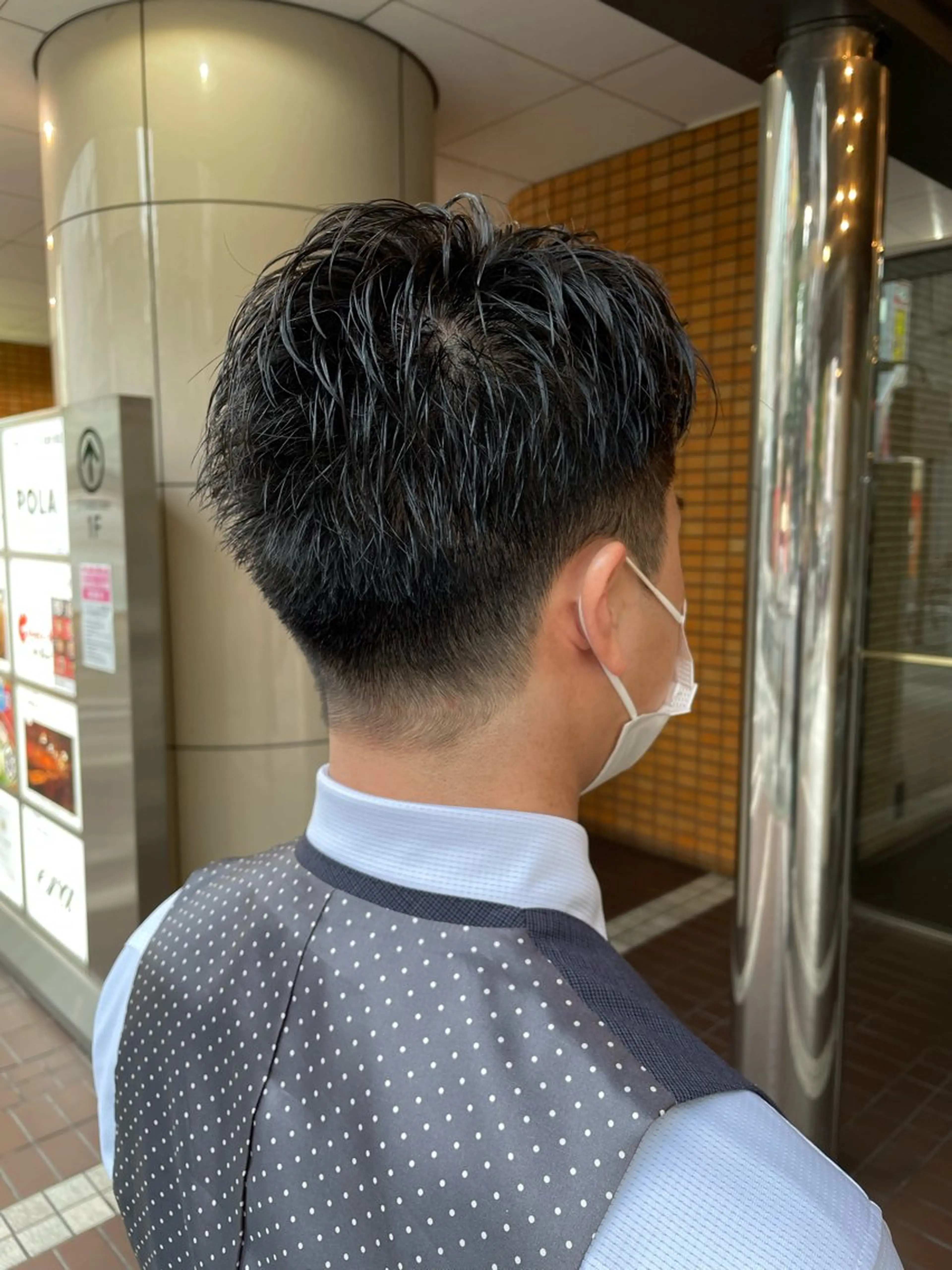 メンズ ビジネス メンズショート 富田 菜月のヘアスタイル