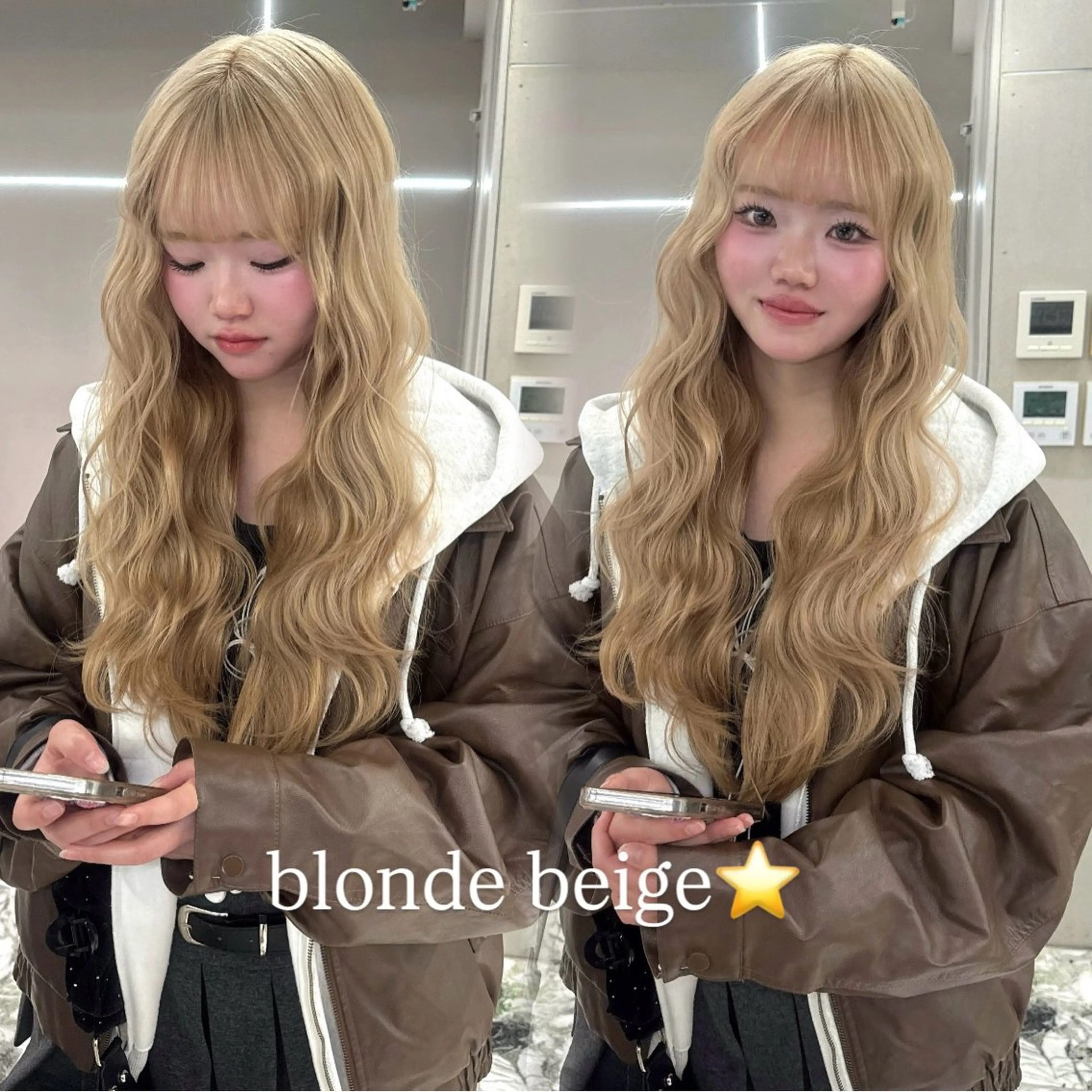 ロング カラー GEM/ハイトーン /名駅/kanaeのヘアスタイル