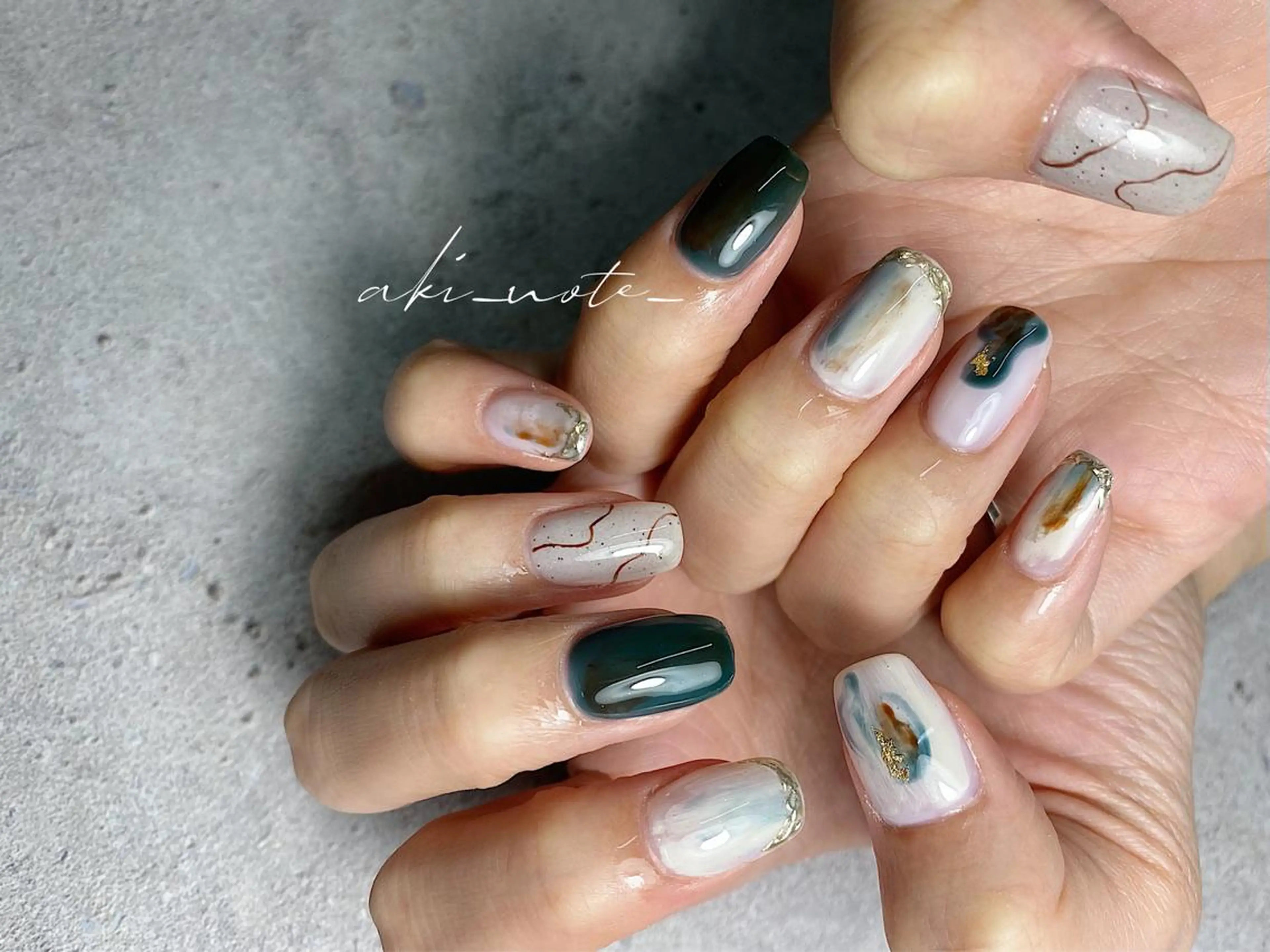 ネイル ハンドネイル フットネイル GRANDE大須 栄/店長 aki🌙のネイルデザイン