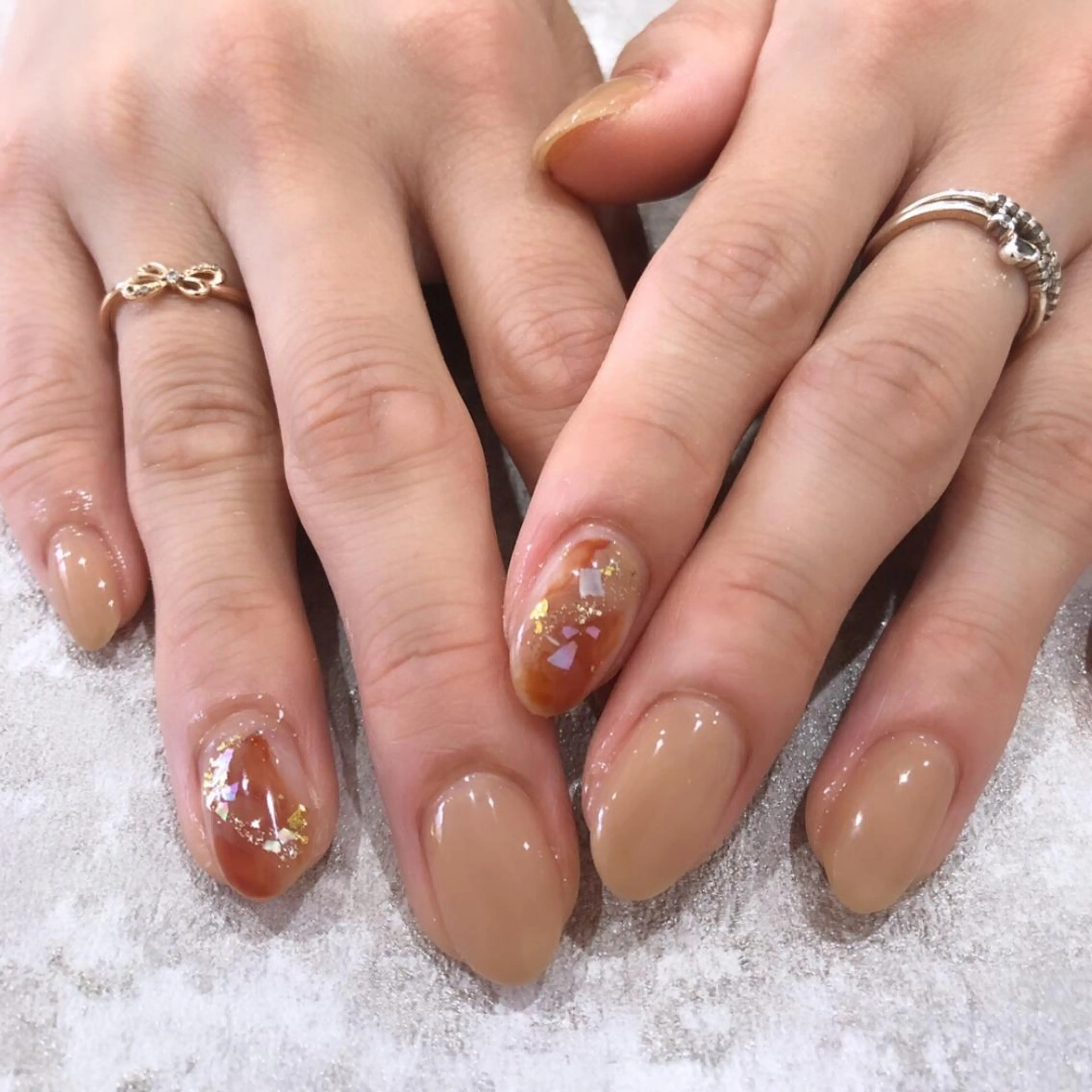 ネイル ニュアンスネイル JOLIESSE Ayumiのネイルデザイン