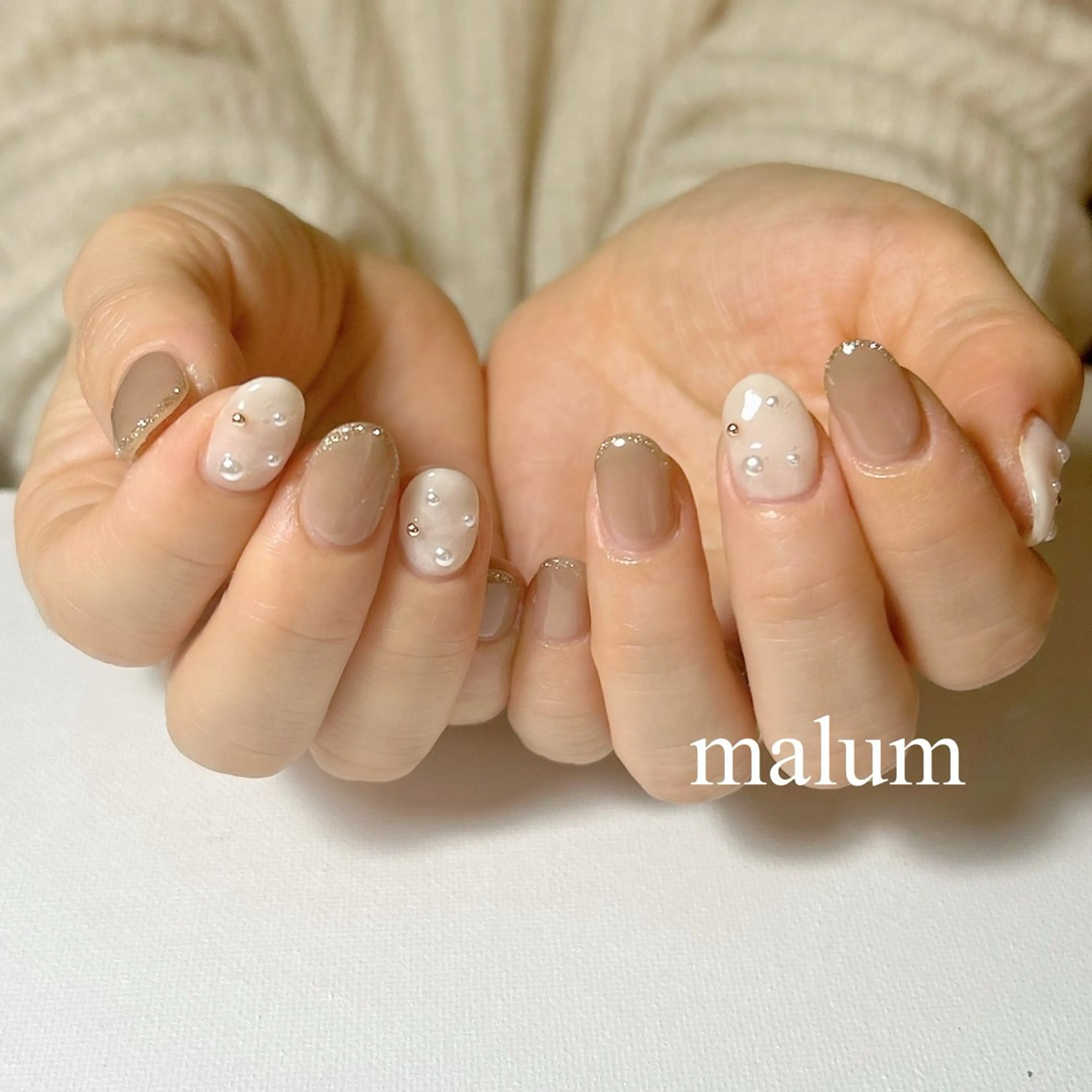 ネイル ハンドネイル malum nailのネイルデザイン