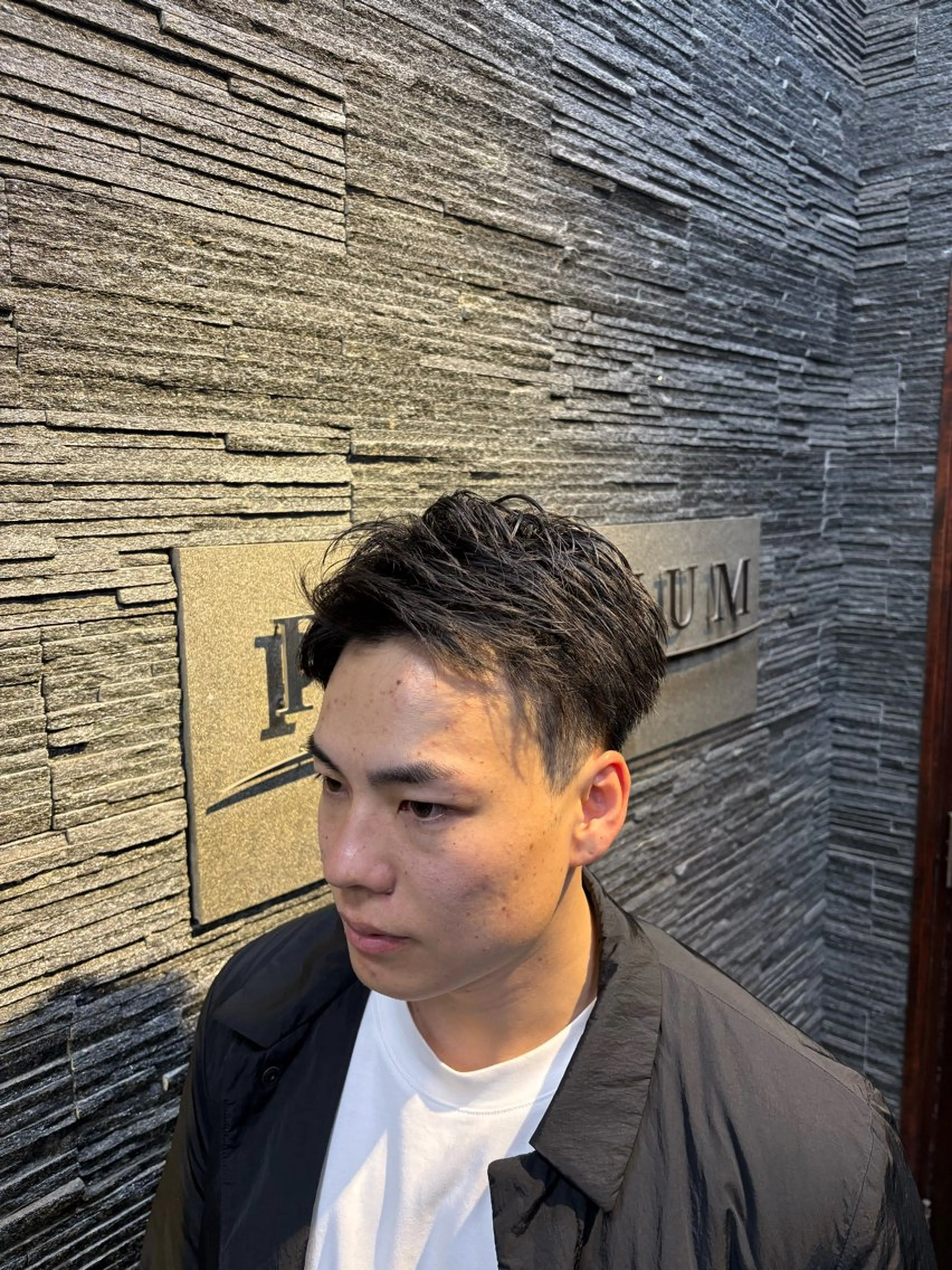 ショート メンズ カット ほり たつみのヘアスタイル