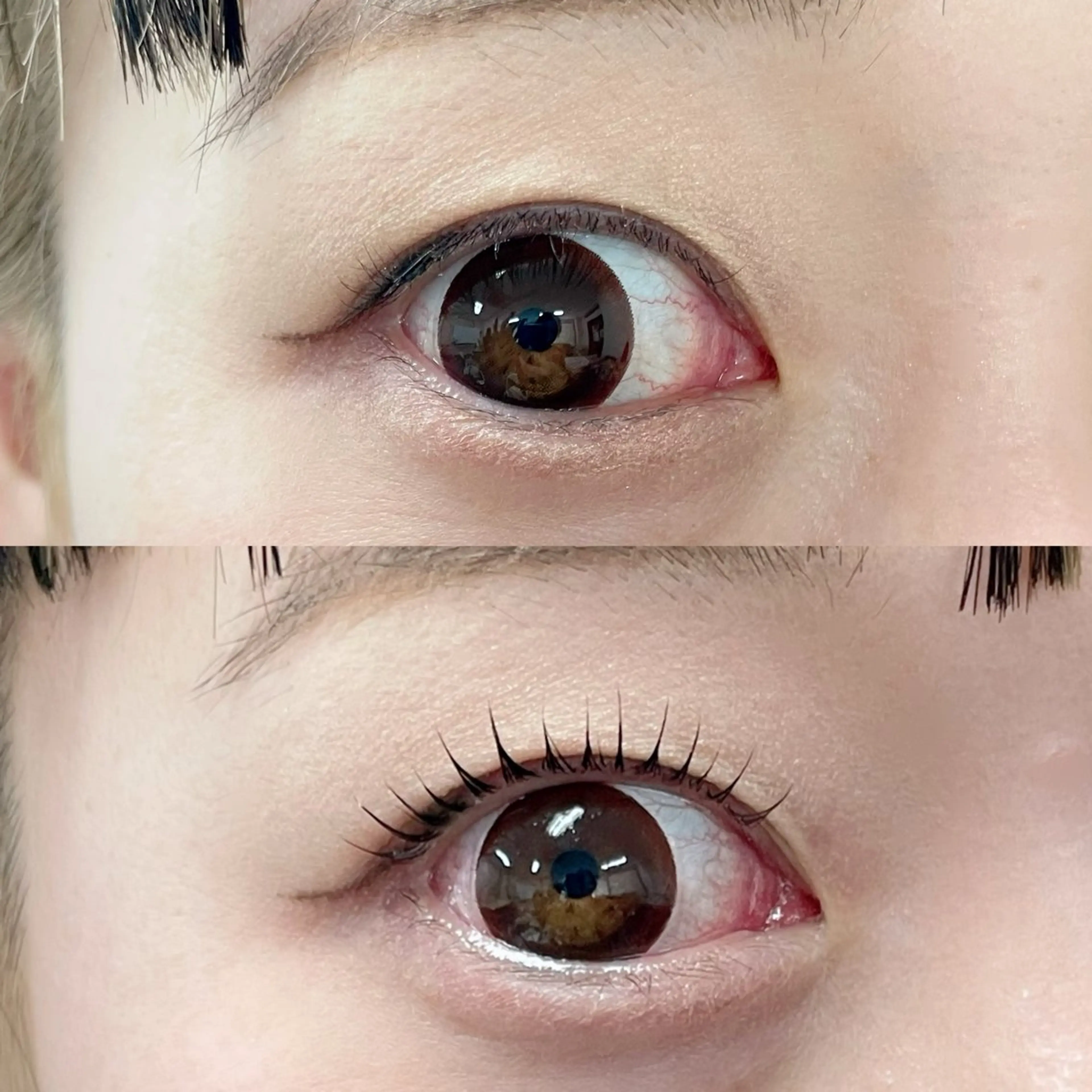 マツエク・マツパ 束感まつ毛 まつげパーマ 一重×まつ毛パーマ パリエクまつげパーマ /LED/中谷のマツエク・マツパデザイン