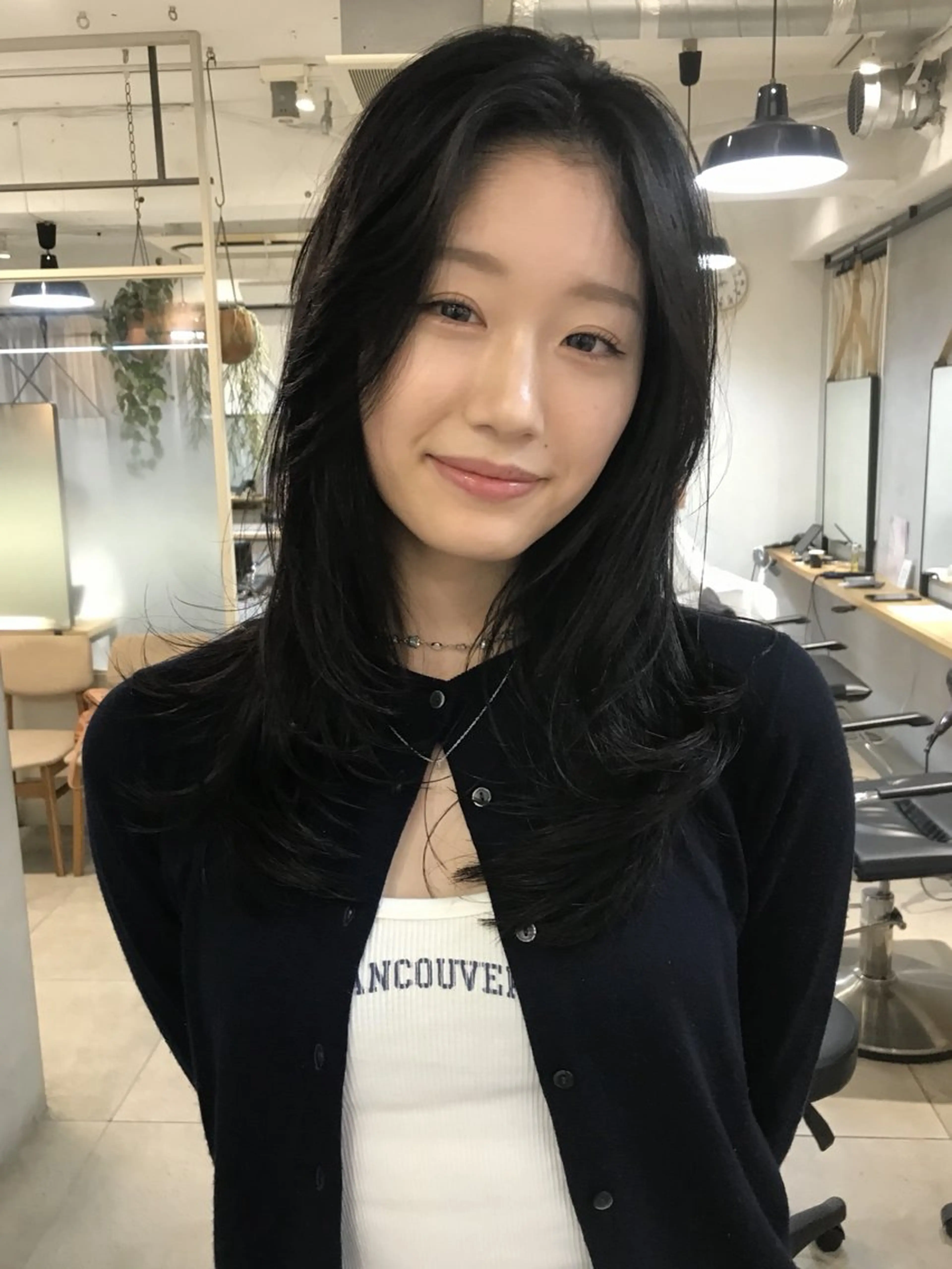 ミディアム カラー カット ヘアカラー トリートメント 赤み消しカラー/ ナチュラル/トモキのヘアスタイル