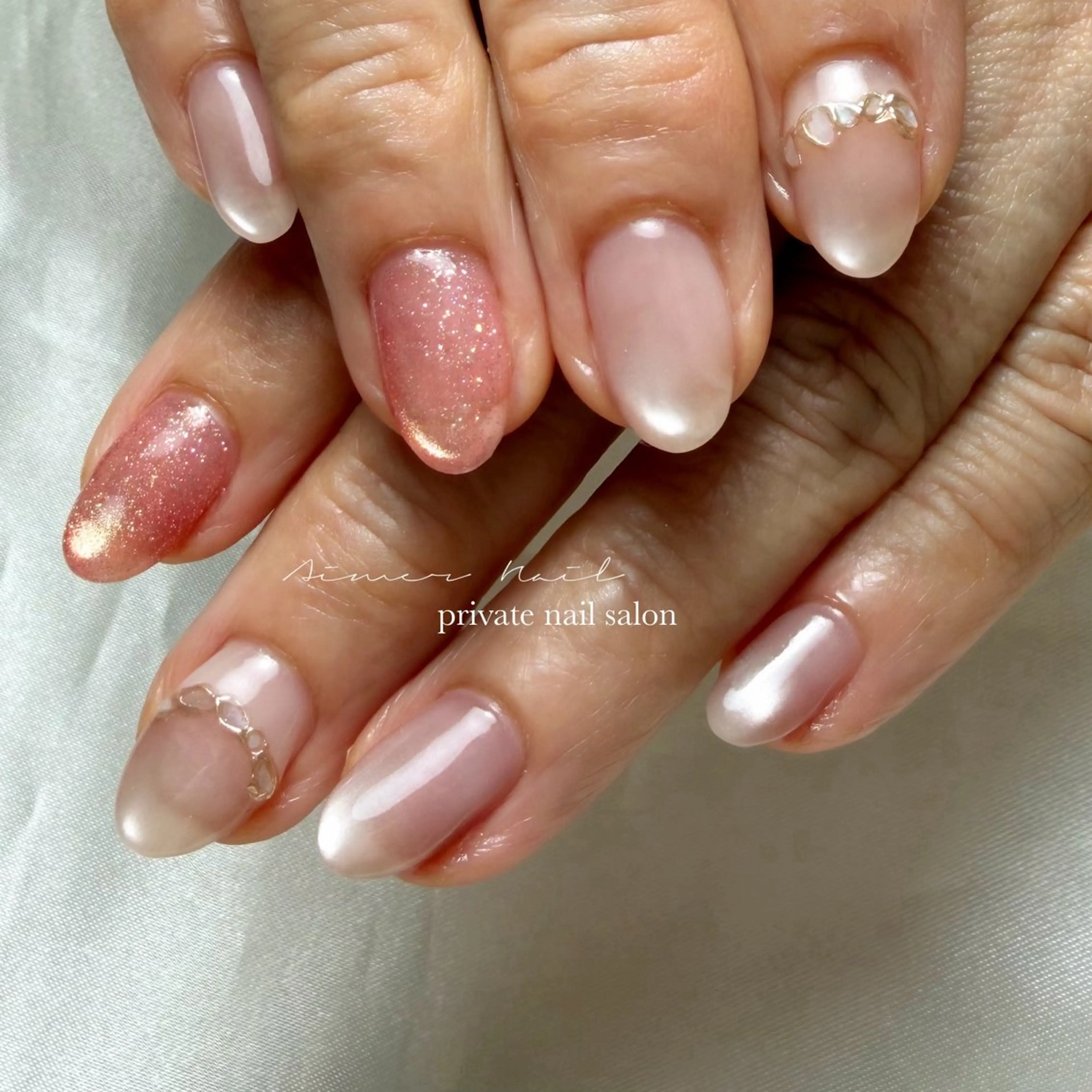 ネイル 持ち込み Amier Nailのネイルデザイン