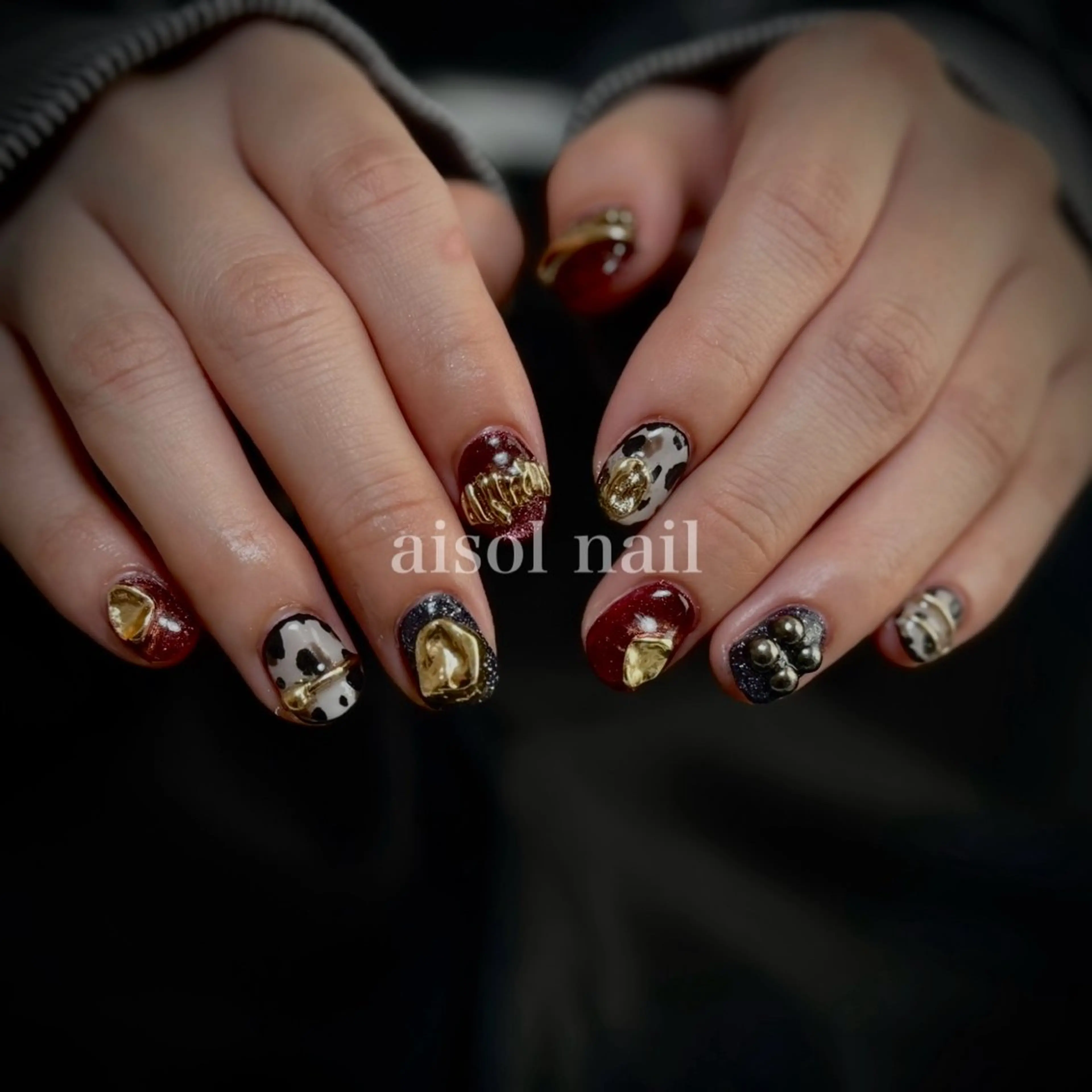 ネイル ショートネイル ハンドネイル Aisol nail salonのネイルデザイン