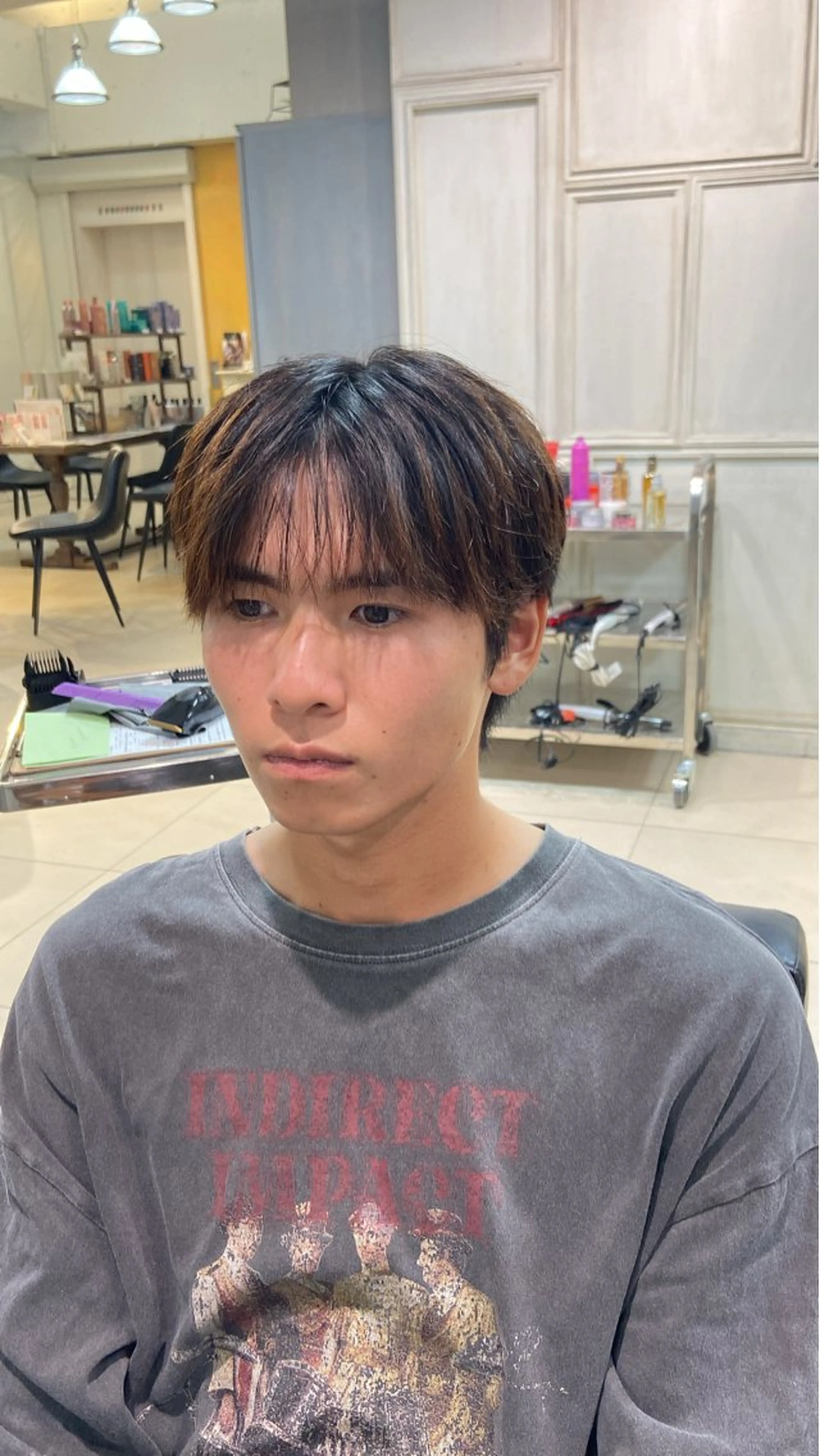 メンズ マッシュウルフ マッシュ シースルーマッシュ メンズウルフカット ウルフカット NEXTzer0 メンズカット/パーマのヘアスタイル