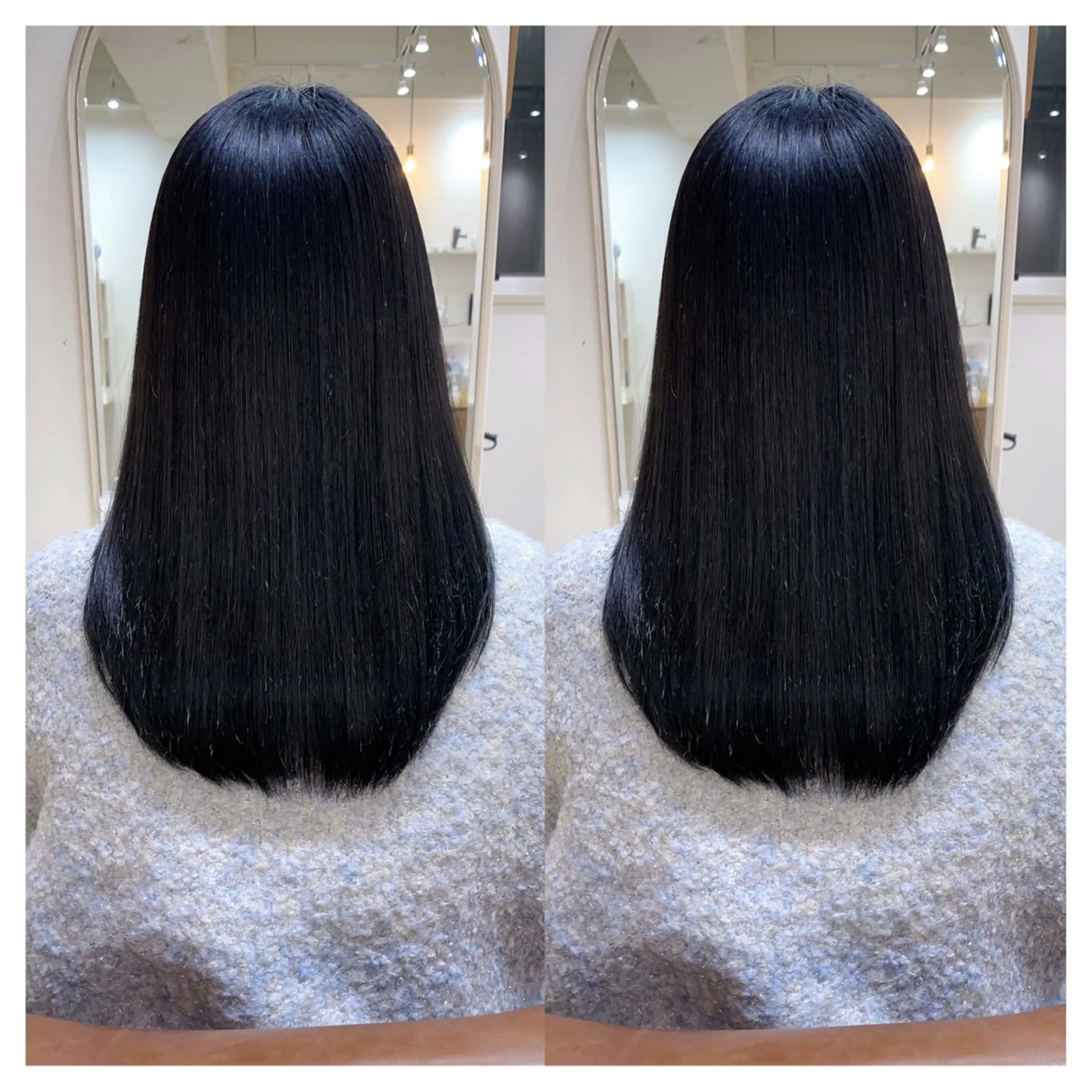 セミロング カラー カット ヘアカラー トリートメント a-o横浜所属・村山 茉衣のヘアスタイル