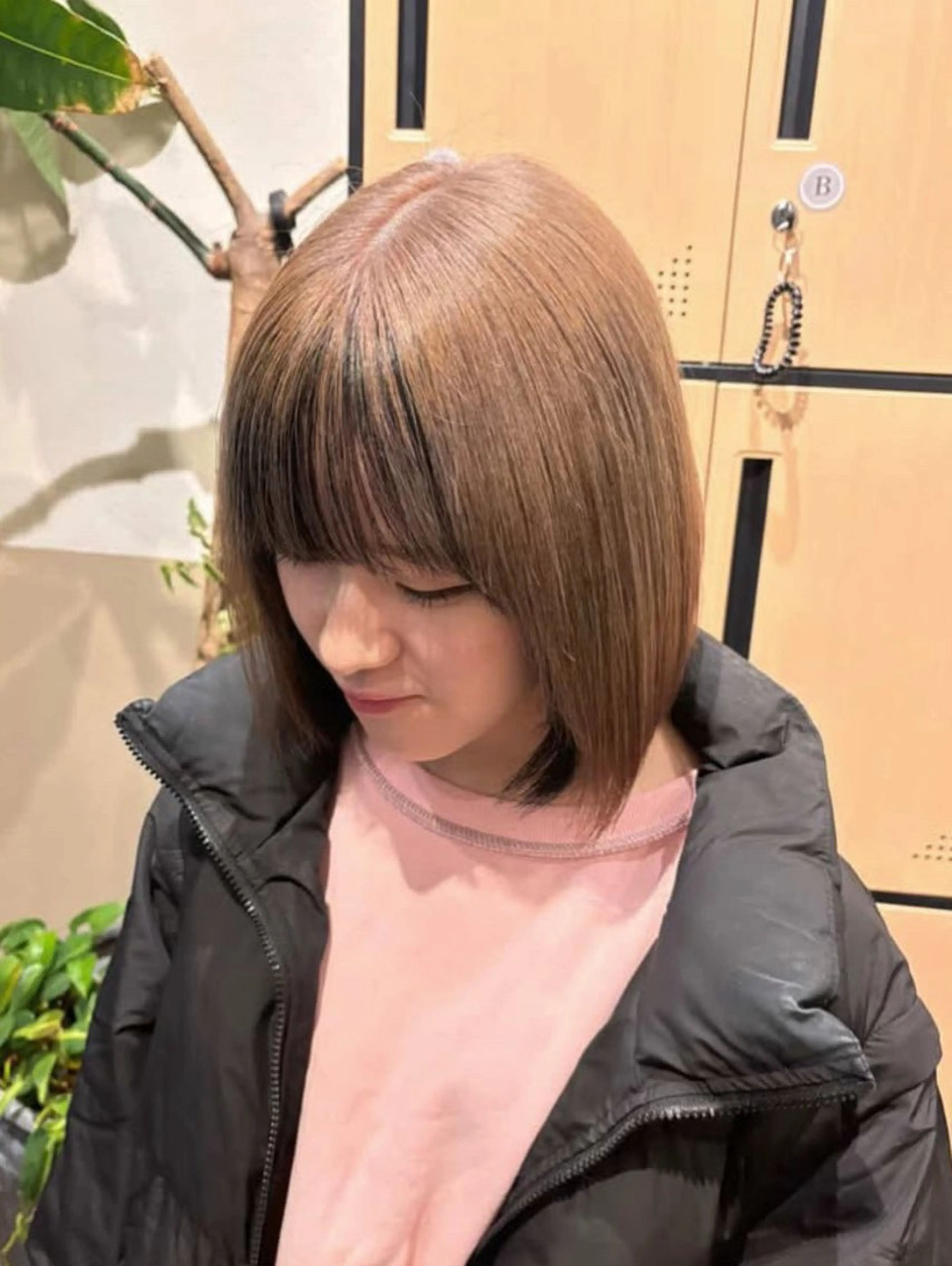 ショート カラー ヘアカラー トリートメント 透明感カラー/ 小顔カット/ミヅキのヘアスタイル