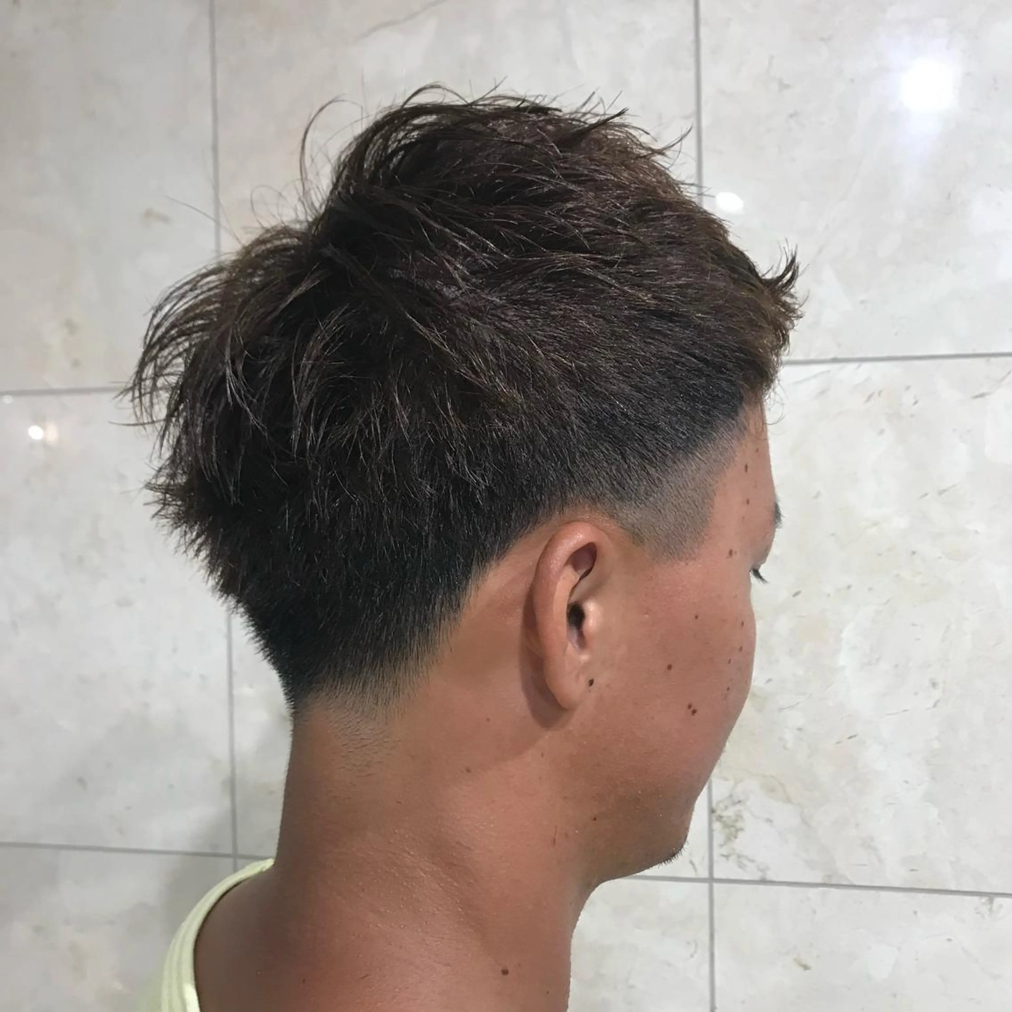 ショート メンズ ビジネス フェードカット スキンフェード ショートヘア 清水　仰士 ROW町田のヘアスタイル