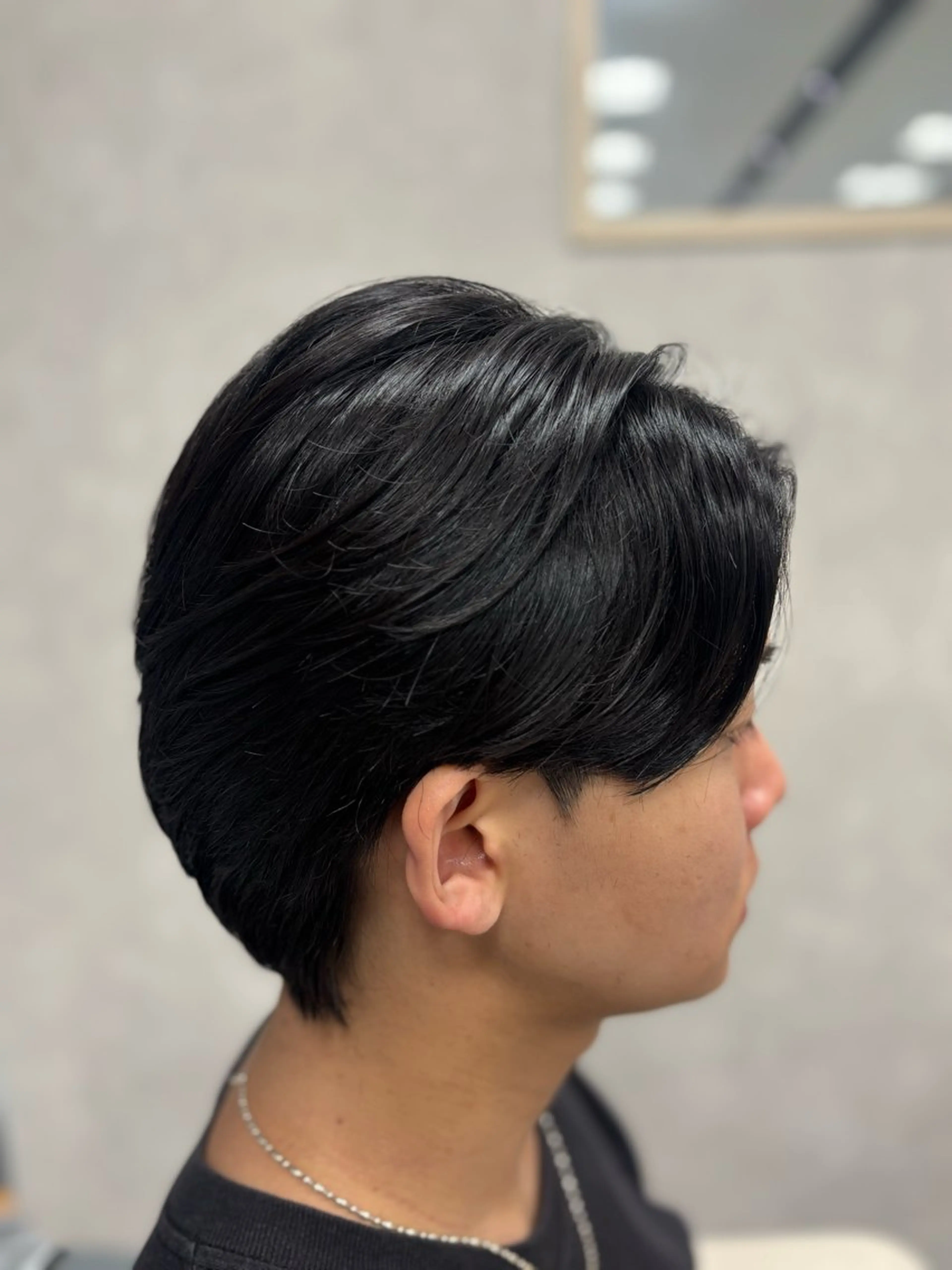 ショート メンズ 縮毛矯正 メンズ特化韓国風 パーマスタイル/りんのヘアスタイル