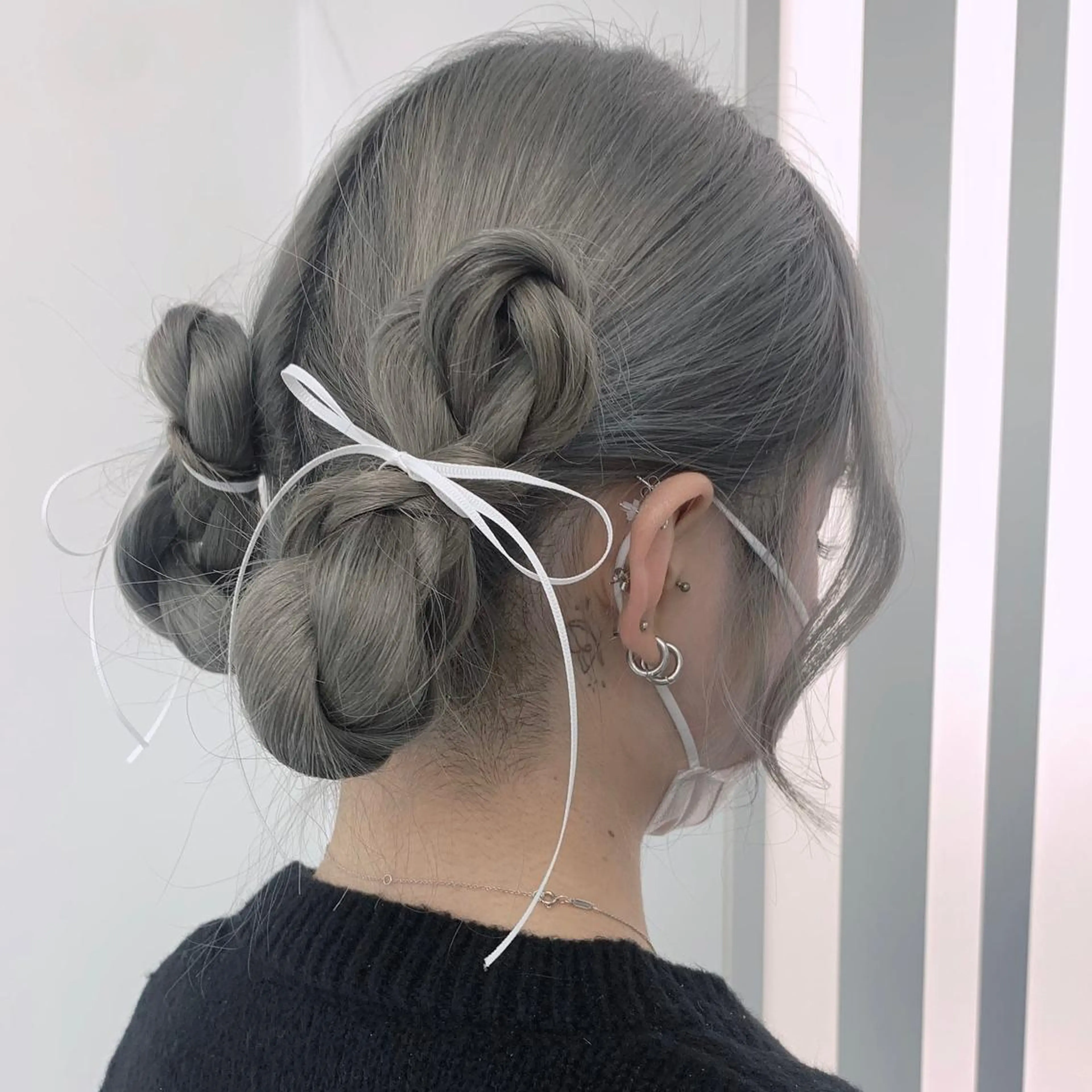 ミディアム ヘアセット ❄️透明感カラー❄️ メンズ✂️TOWAのヘアスタイル