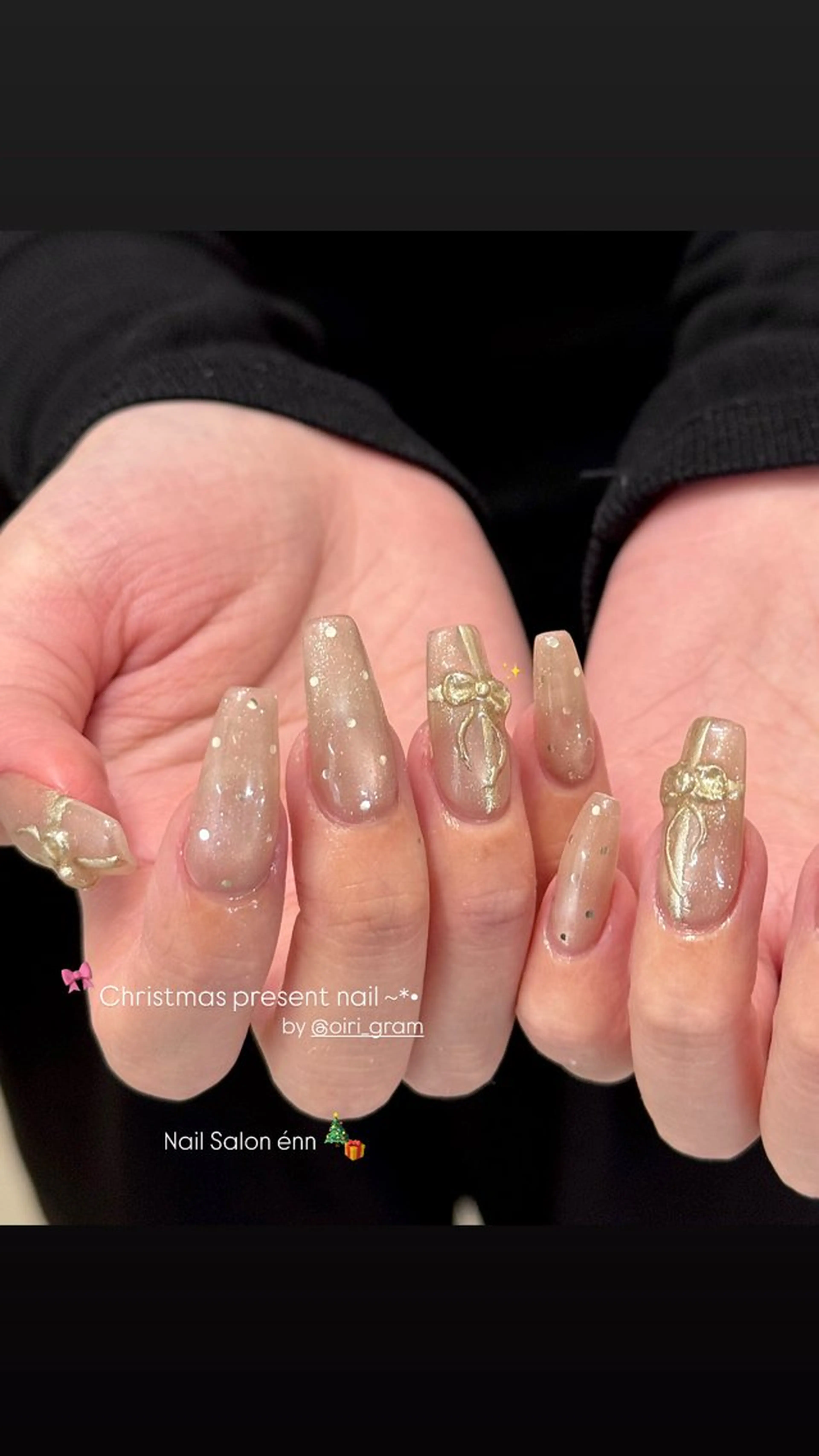 ネイル 冬ネイル クリスマス ハンドネイル 🫧RISA🫧 énn |四条烏丸のネイルデザイン