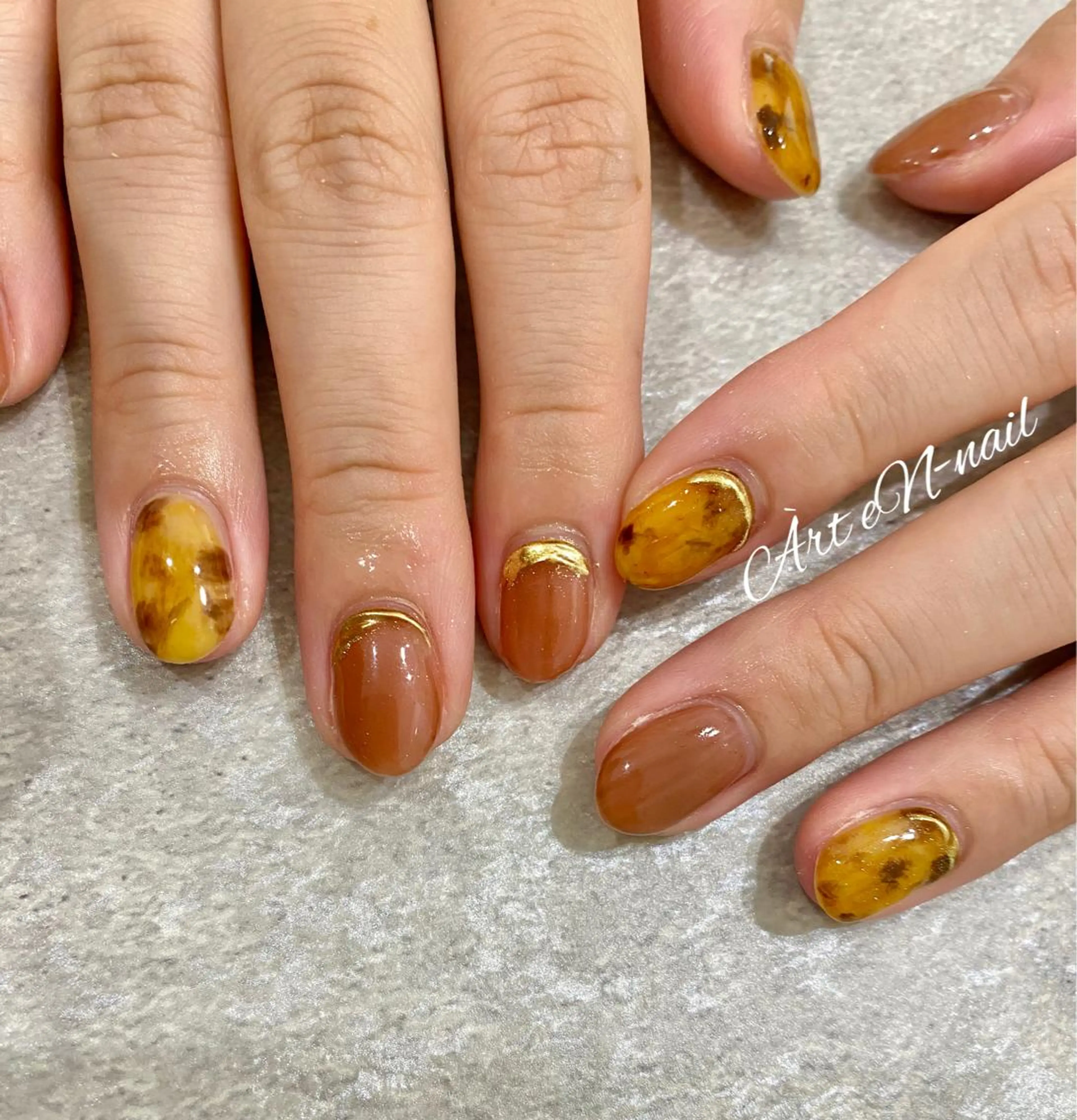 ネイル ハンドネイル EN_NAIL 野中本店Ayakaのネイルデザイン